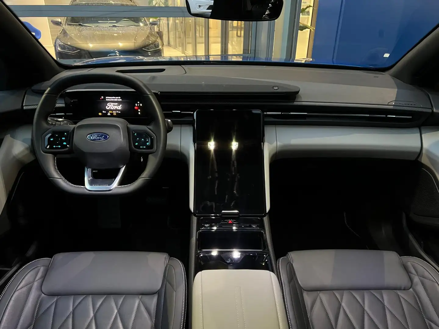Ford Explorer Premium Extended Range RWD 77 kWh | Panorama dak | Blauw - 2