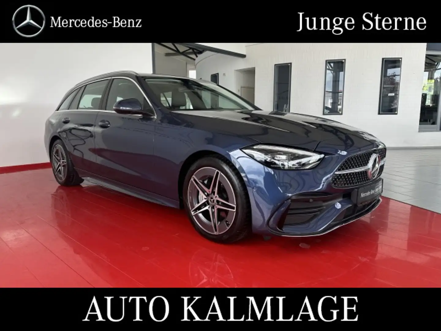 Mercedes-Benz C 300 C 300 d T AMG MEMORY+KAMERA+TOTWINKEL+DISTRONIC BC Blau - 1