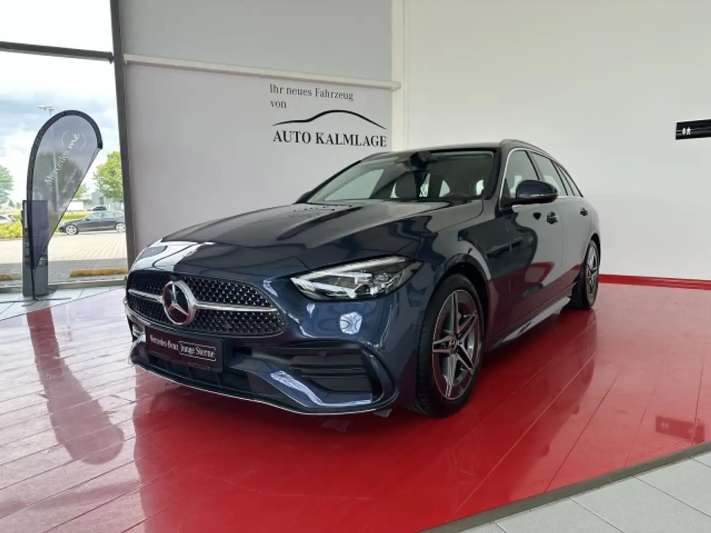 Mercedes-Benz C 300 C 300 d T AMG MEMORY+KAMERA+TOTWINKEL+DISTRONIC BC Blau - 2
