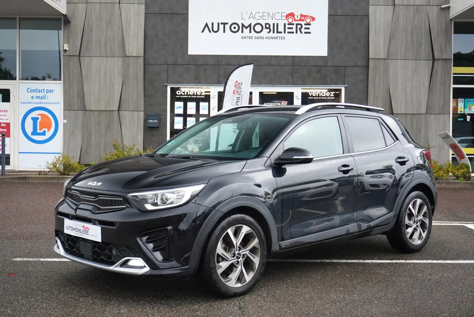 Kia Stonic 1.0 T-GDi 12V GPF mHEV ISG 120 cv GT Line Zwart - 1