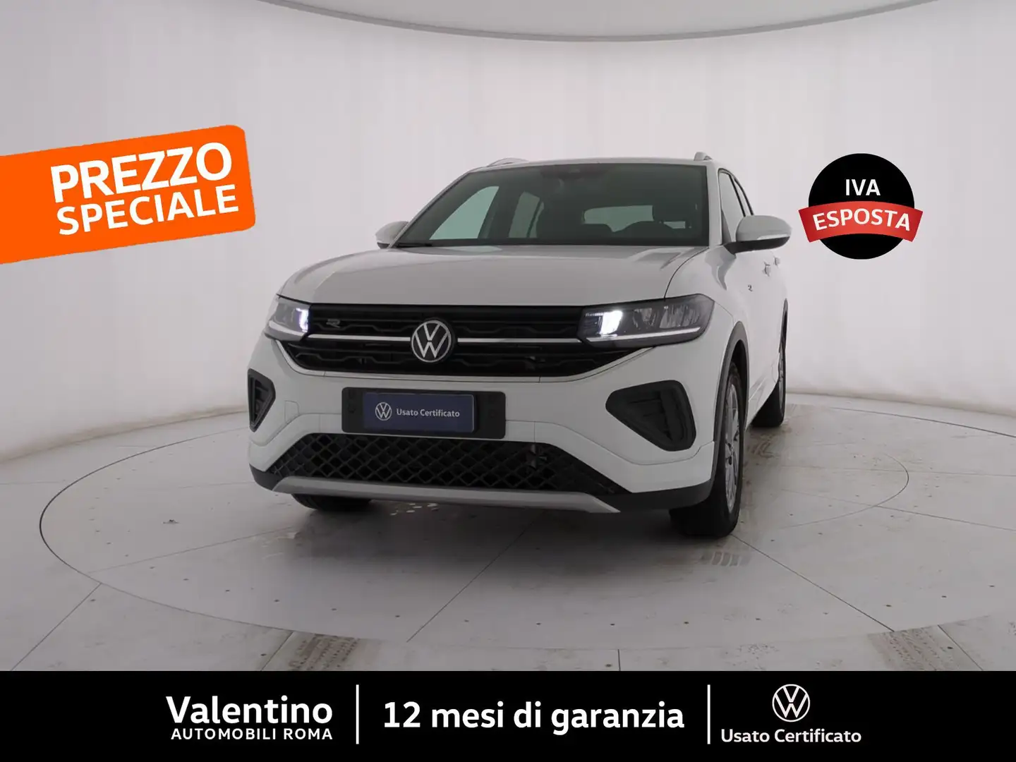 Volkswagen T-Cross 1.0 TSI DSG R-LINE 115 CV Bianco - 1