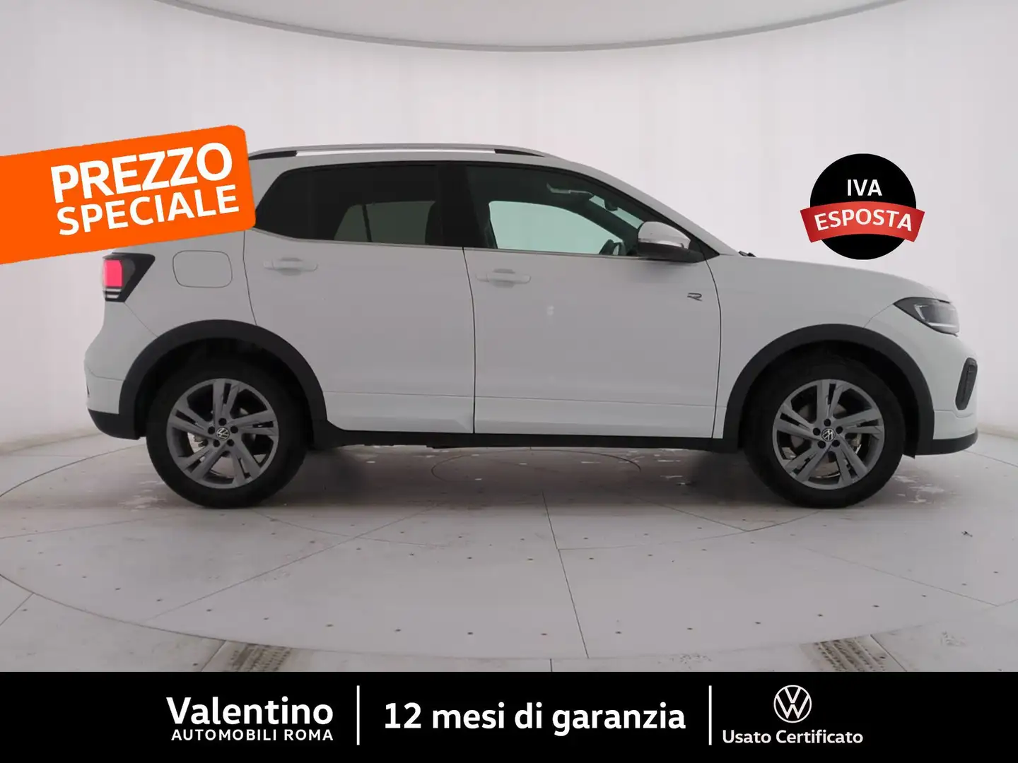 Volkswagen T-Cross 1.0 TSI DSG R-LINE 115 CV Bianco - 2