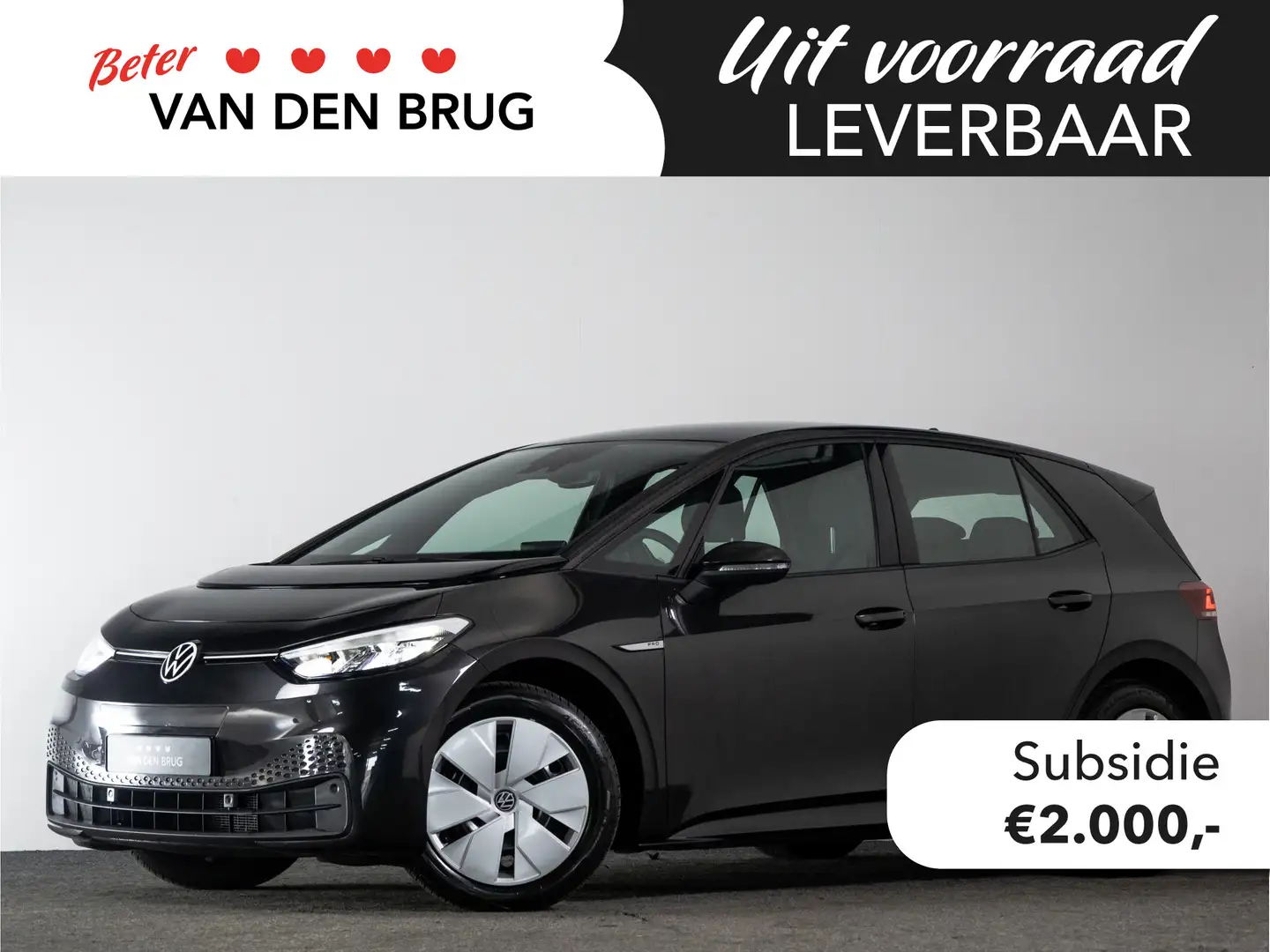 Volkswagen ID.3 Pro 58 kWh 145 pk | € 2.000 SUBSIDIE mogelijk | LE Grijs - 1