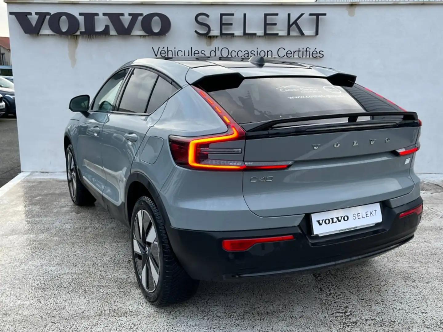 Volvo C40 Recharge Extended Range 252ch Plus Gris - 2