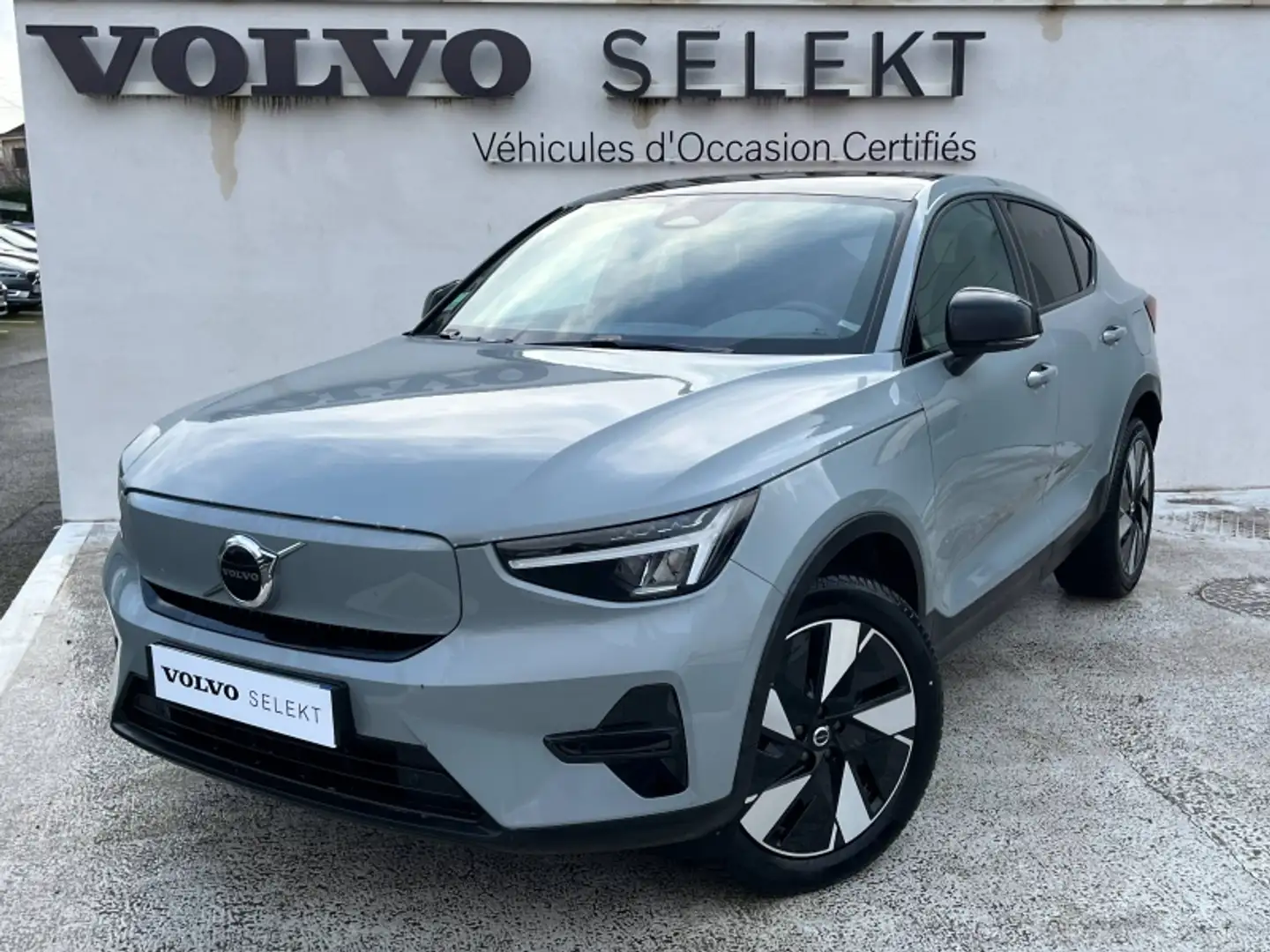Volvo C40 Recharge Extended Range 252ch Plus Gris - 1