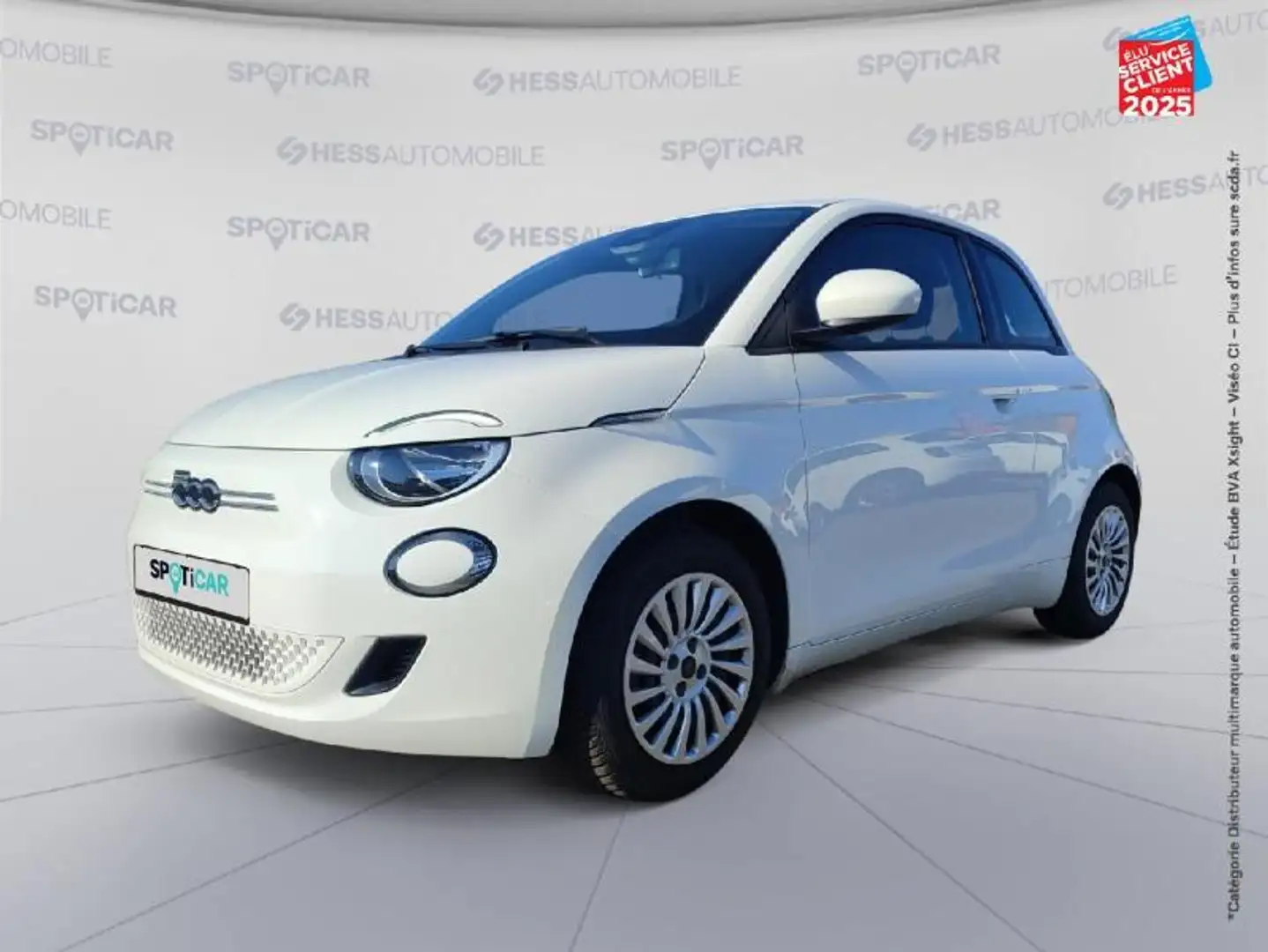 Fiat 500e e 95ch Action Plus Blanc - 1