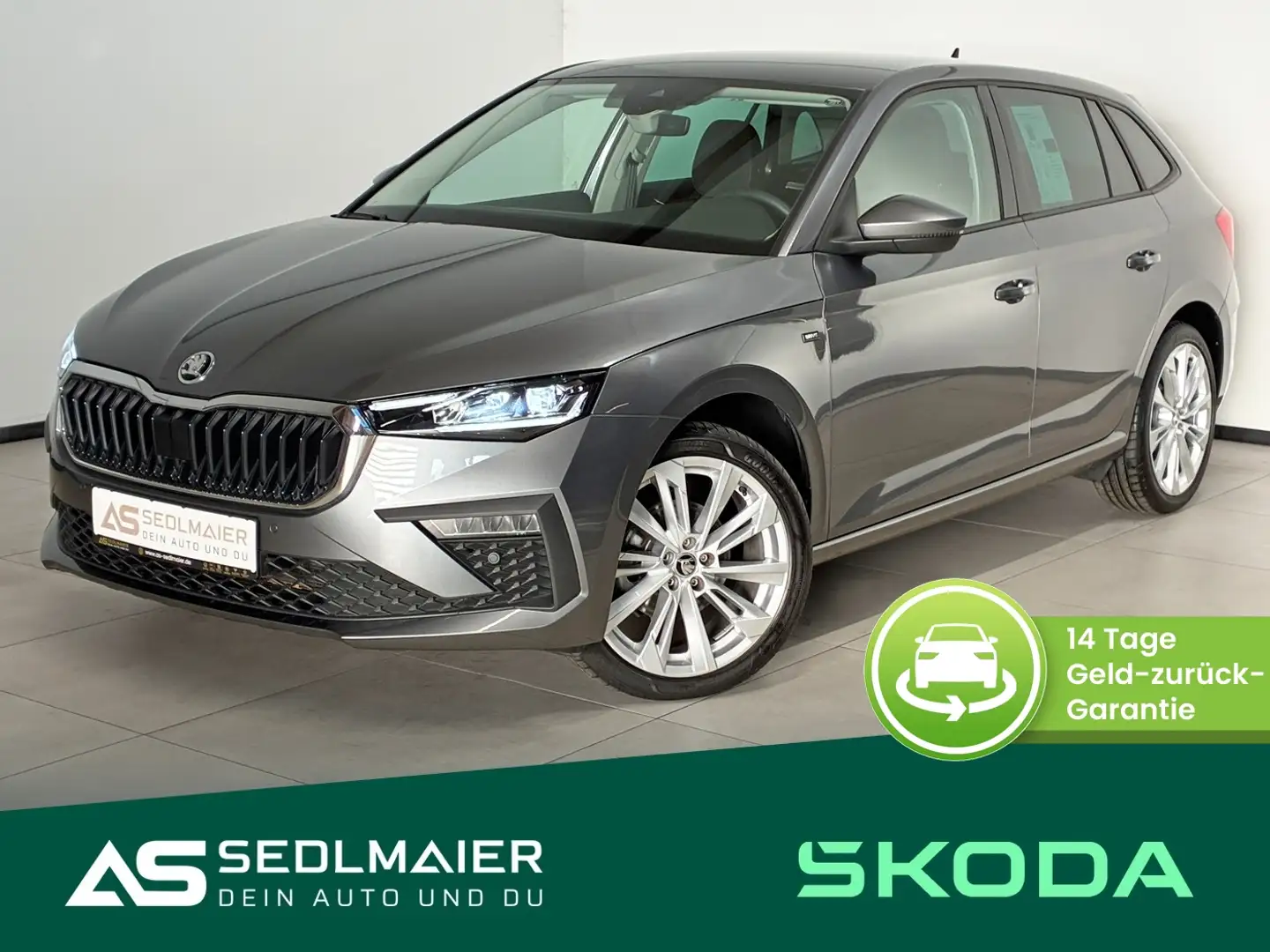 Skoda Scala 1.0 TSI Drive RCam|ACC|MATRX|WSSHz|NAV|APP Grau - 1