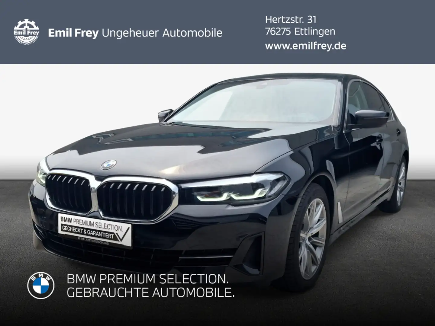 BMW 520 d Aut. LED Head-Up Noir - 1
