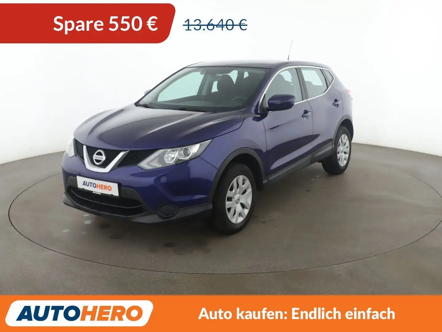 Nissan Qashqai 1.5 Turbodiesel Visia*KLIMA*AHK*TEMPO* Blau - 1