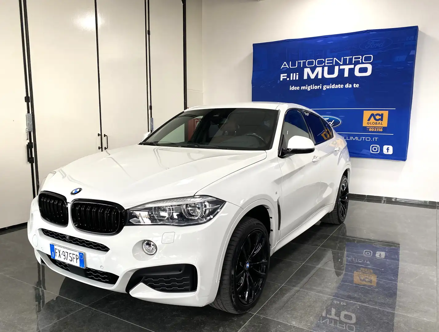 BMW X6 X6 xDrive 30d Msport 249cv auto NO SUPERBOLLO Wit - 1