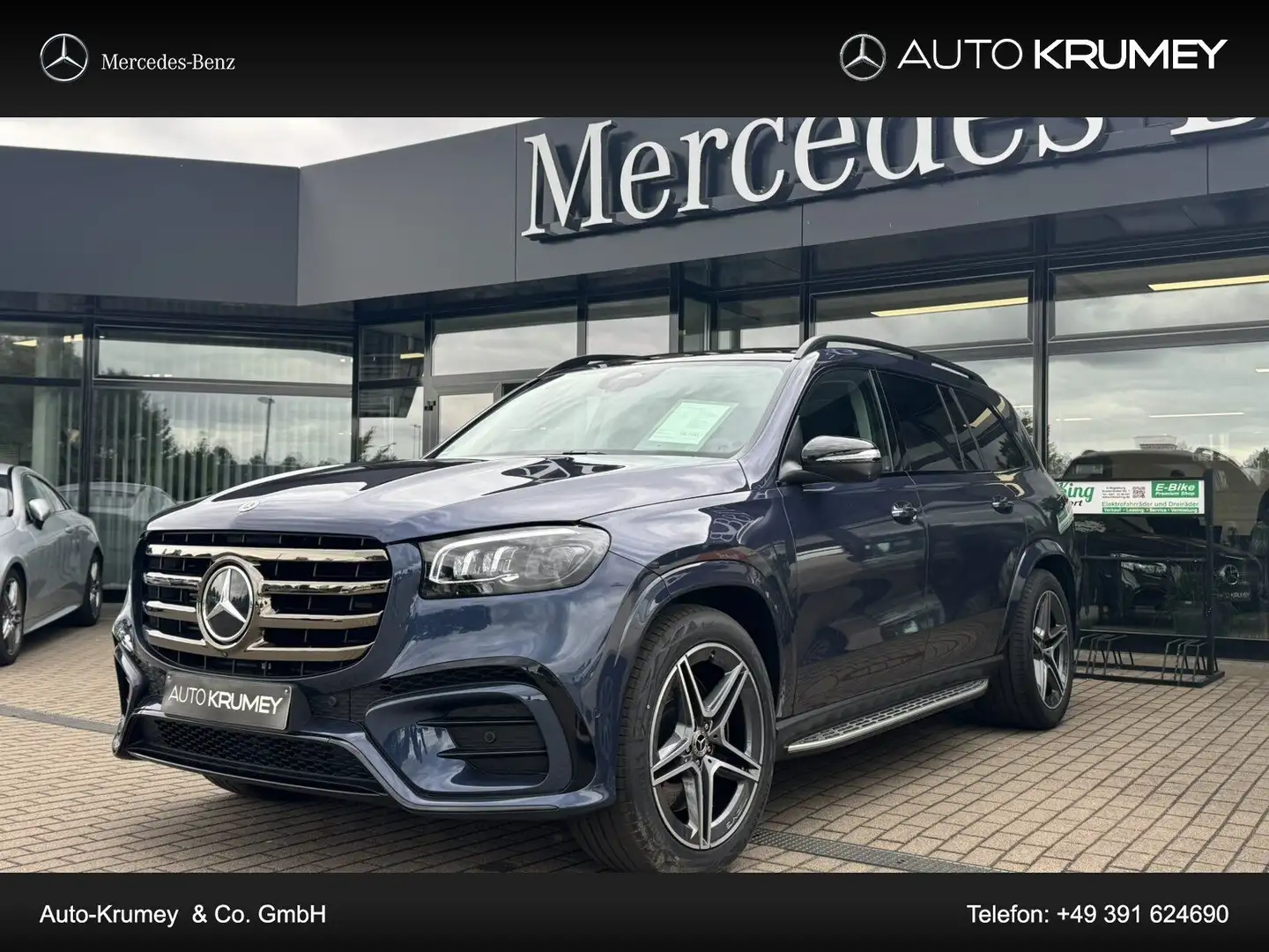 Mercedes-Benz GLS 450 4MATIC AMG Line+Pano.-Dach+DistronicNavi Bleu - 1