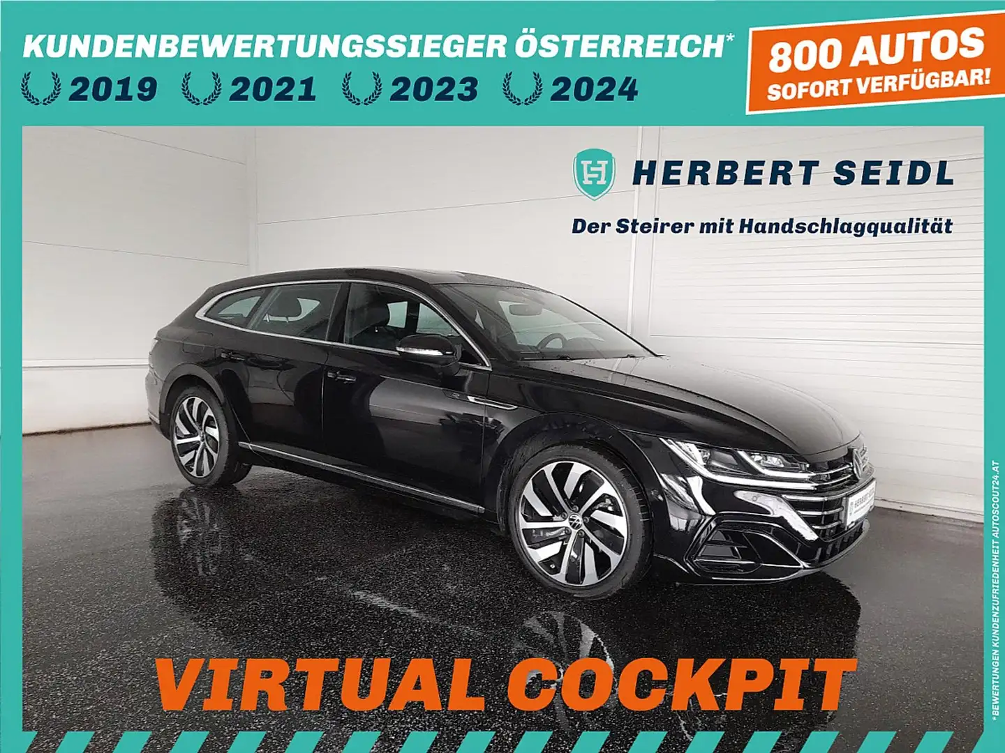 Volkswagen Arteon SB R-LINE PHEV DSG *IQ-LIGHT LED / 19 ZOLL / DC... Schwarz - 1