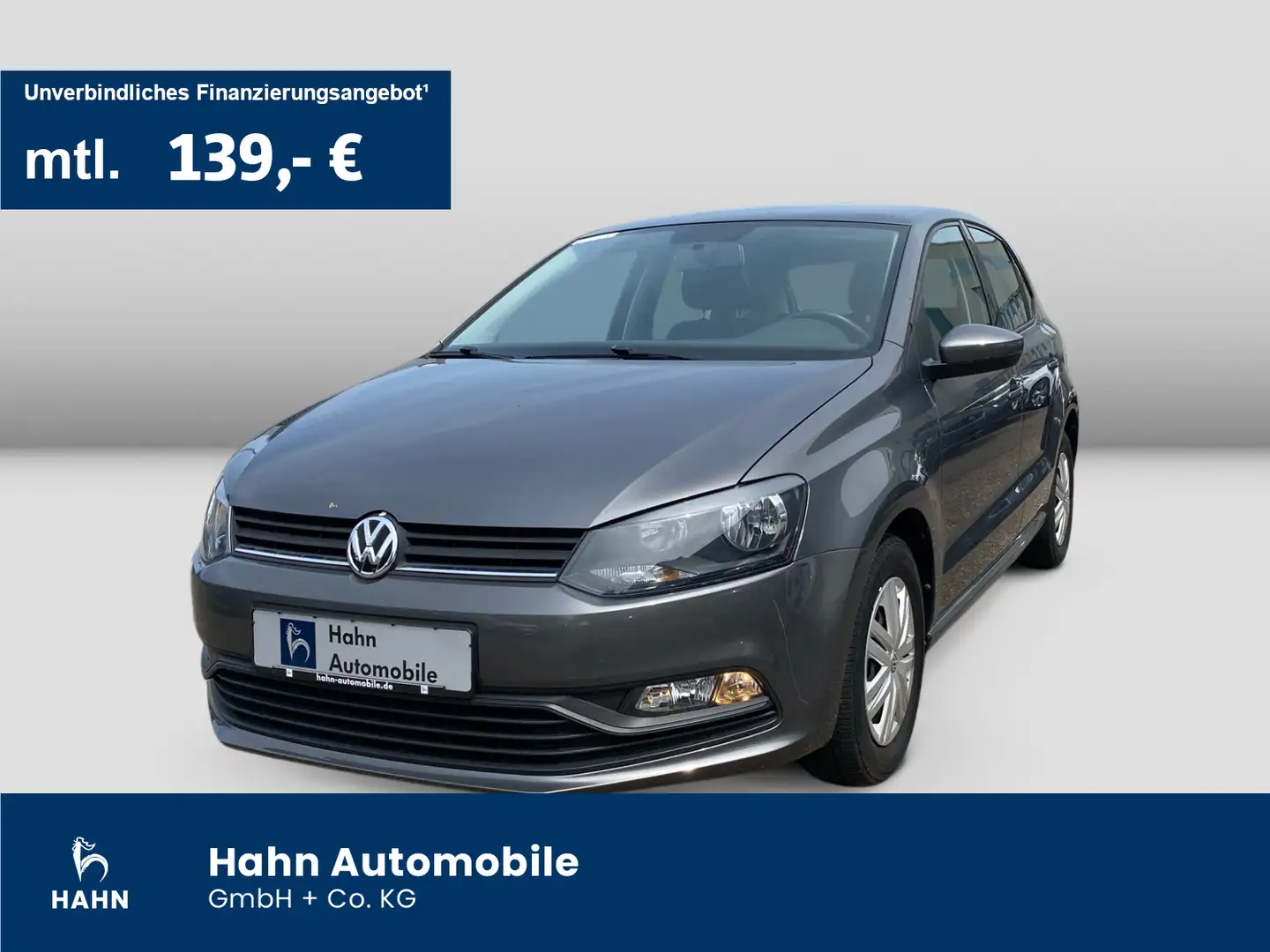 Volkswagen Polo 1.0 Trendline Klima USB  Bluetooth Start-St Grey - 1