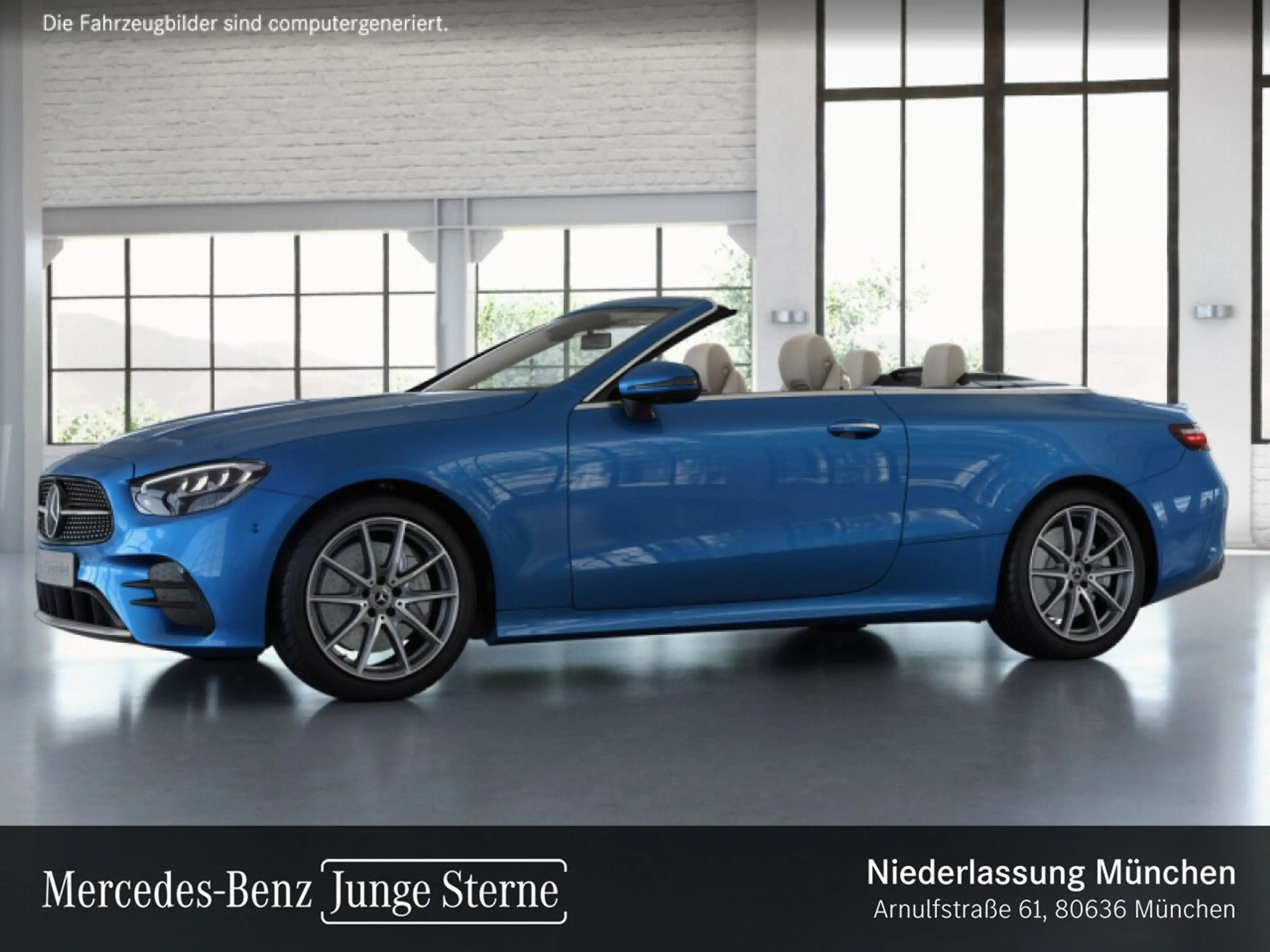 Mercedes-Benz E 450 Cabrio 4M AMG+360+LED+STHZG+FAHRASS+19"+HUD — photo 3