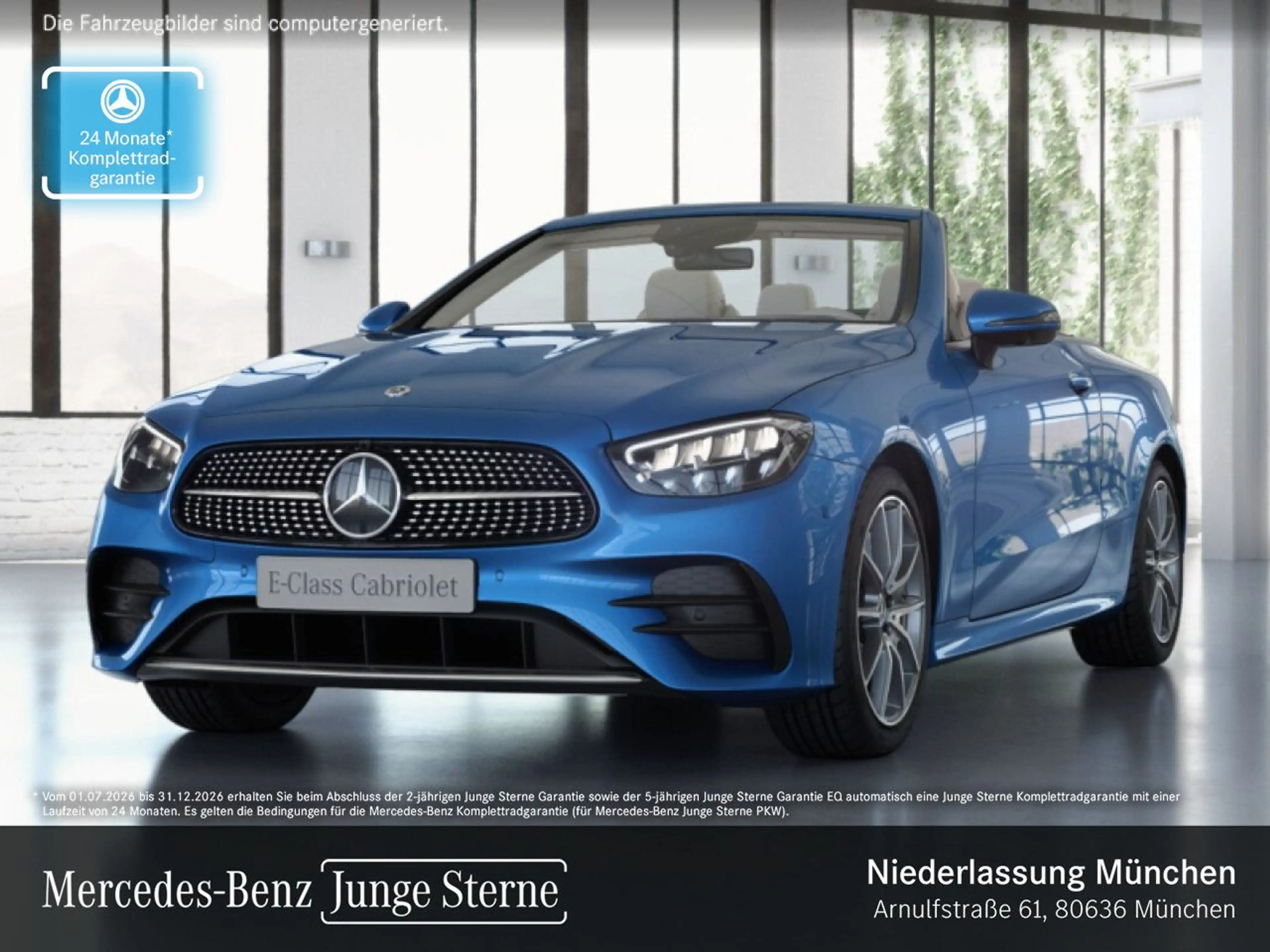 Mercedes-Benz E 450 Cabrio 4M AMG+360+LED+STHZG+FAHRASS+19"+HUD