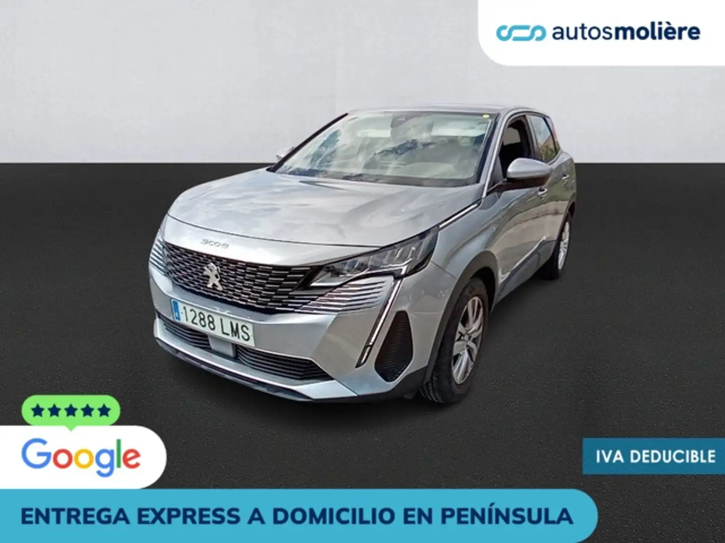 Peugeot 3008 1.6 BlueHDi Active 120 Gris - 1