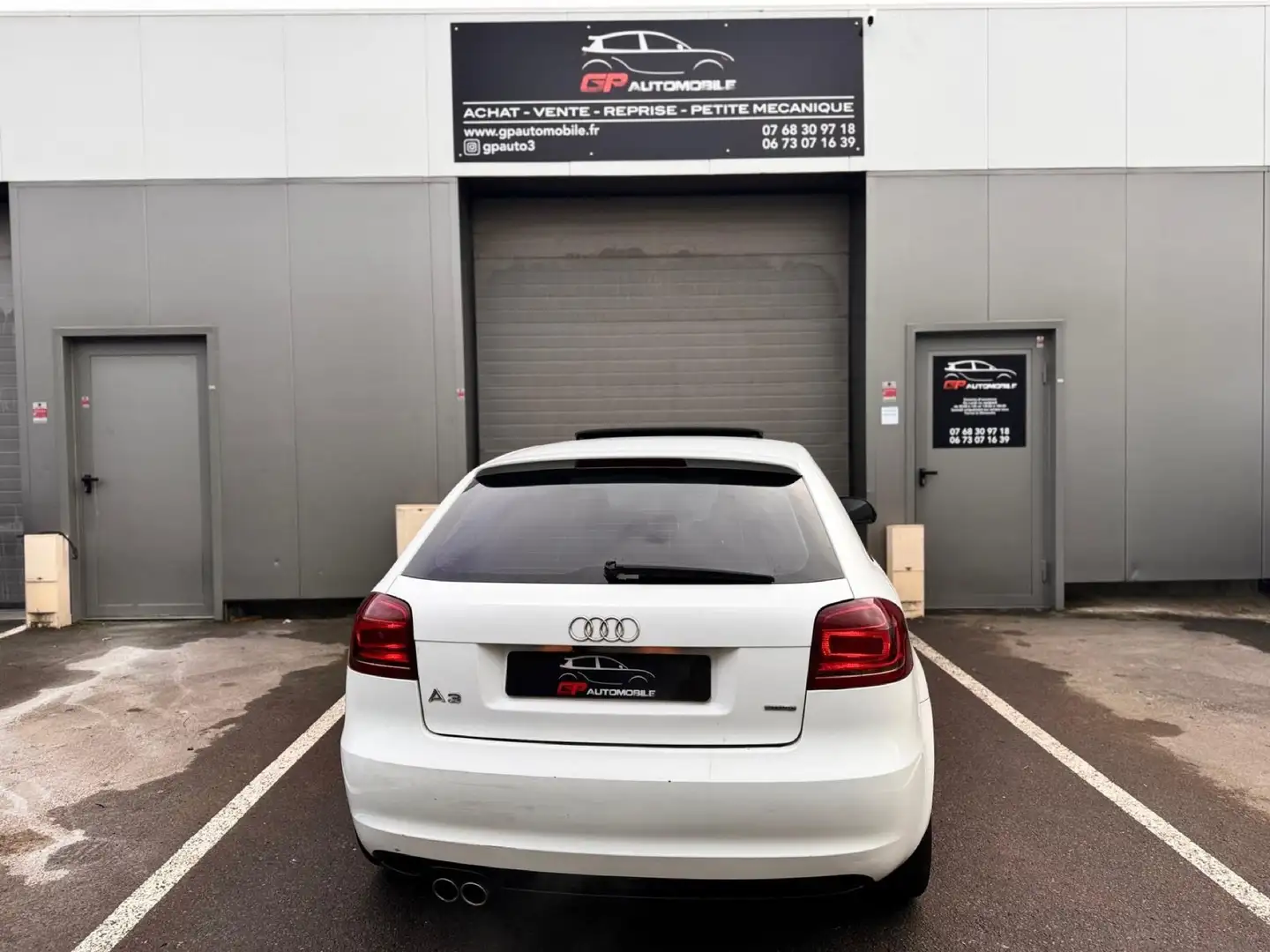 Audi A3 2.0 TDI 140 DPF Quattro S line Blanc - 2