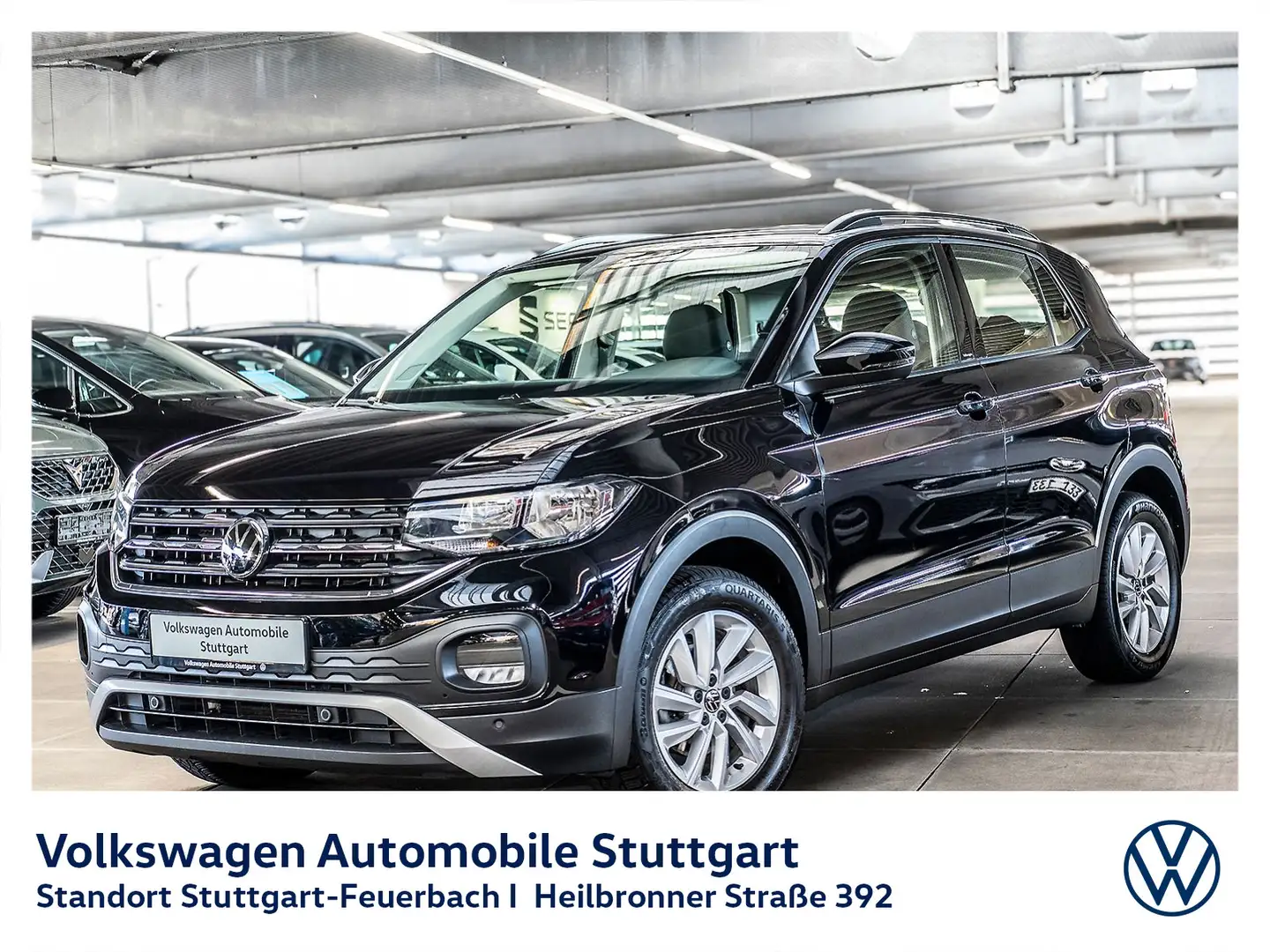 Volkswagen T-Cross 1.0 TSI Life Klima Schwarz - 1