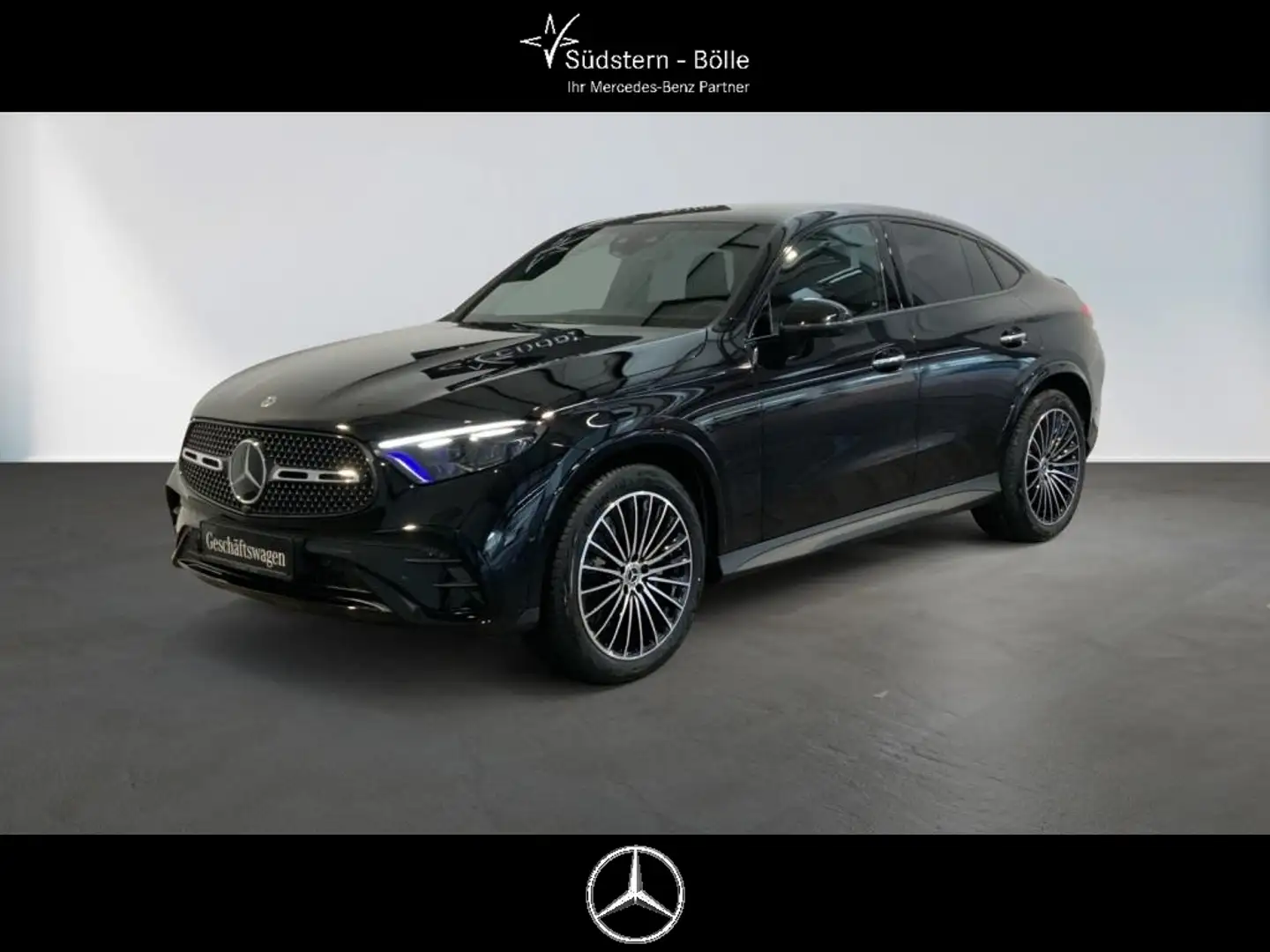 Mercedes-Benz GLC 300 d 4M Coupe +AMG+DISTRO+SHZ+MEMORY+NAVI Noir - 1