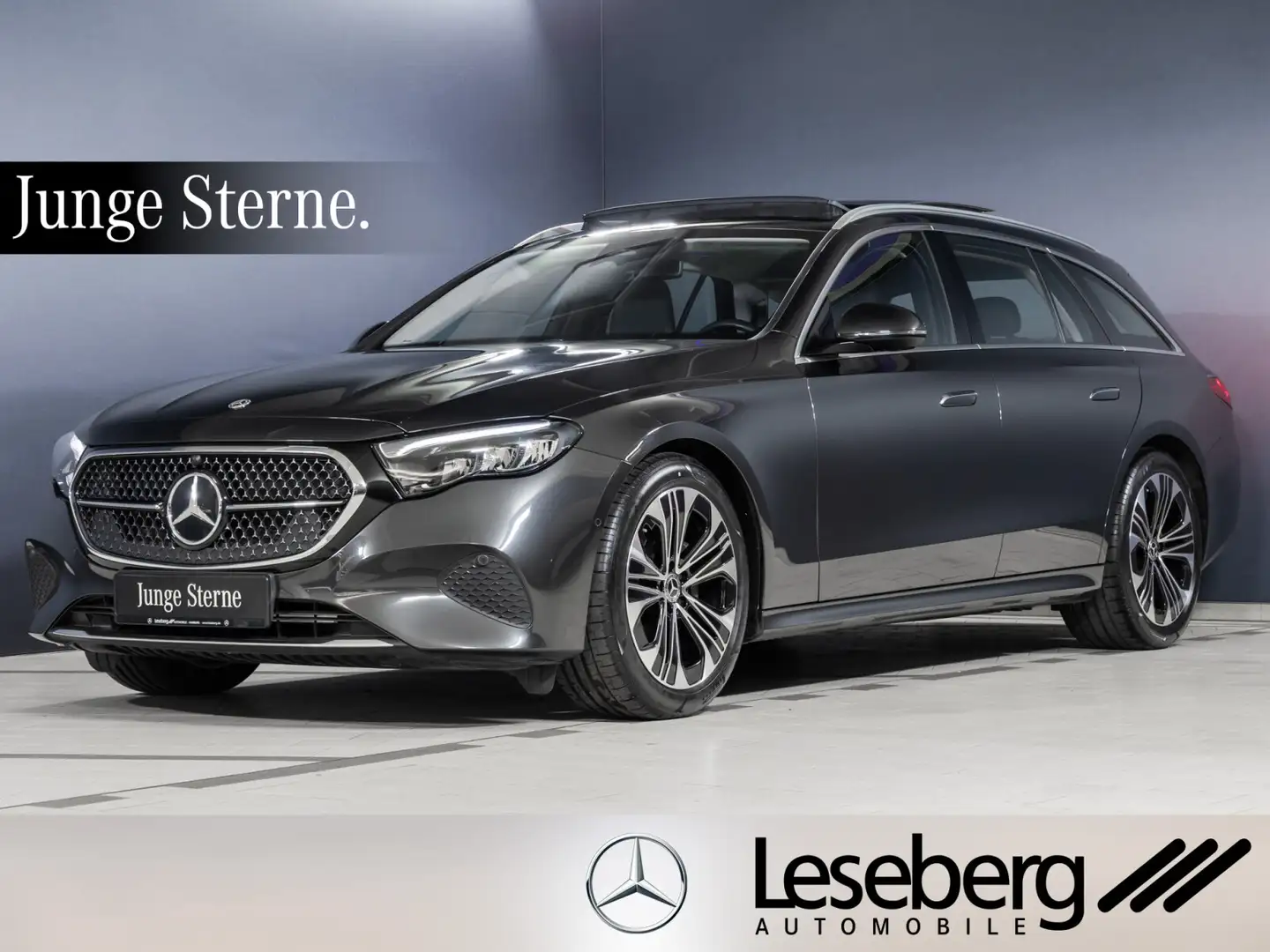 Mercedes-Benz E 220 E 220 d T Avantgarde LED/Pano/Distro./AHK/Kamera Gris - 1
