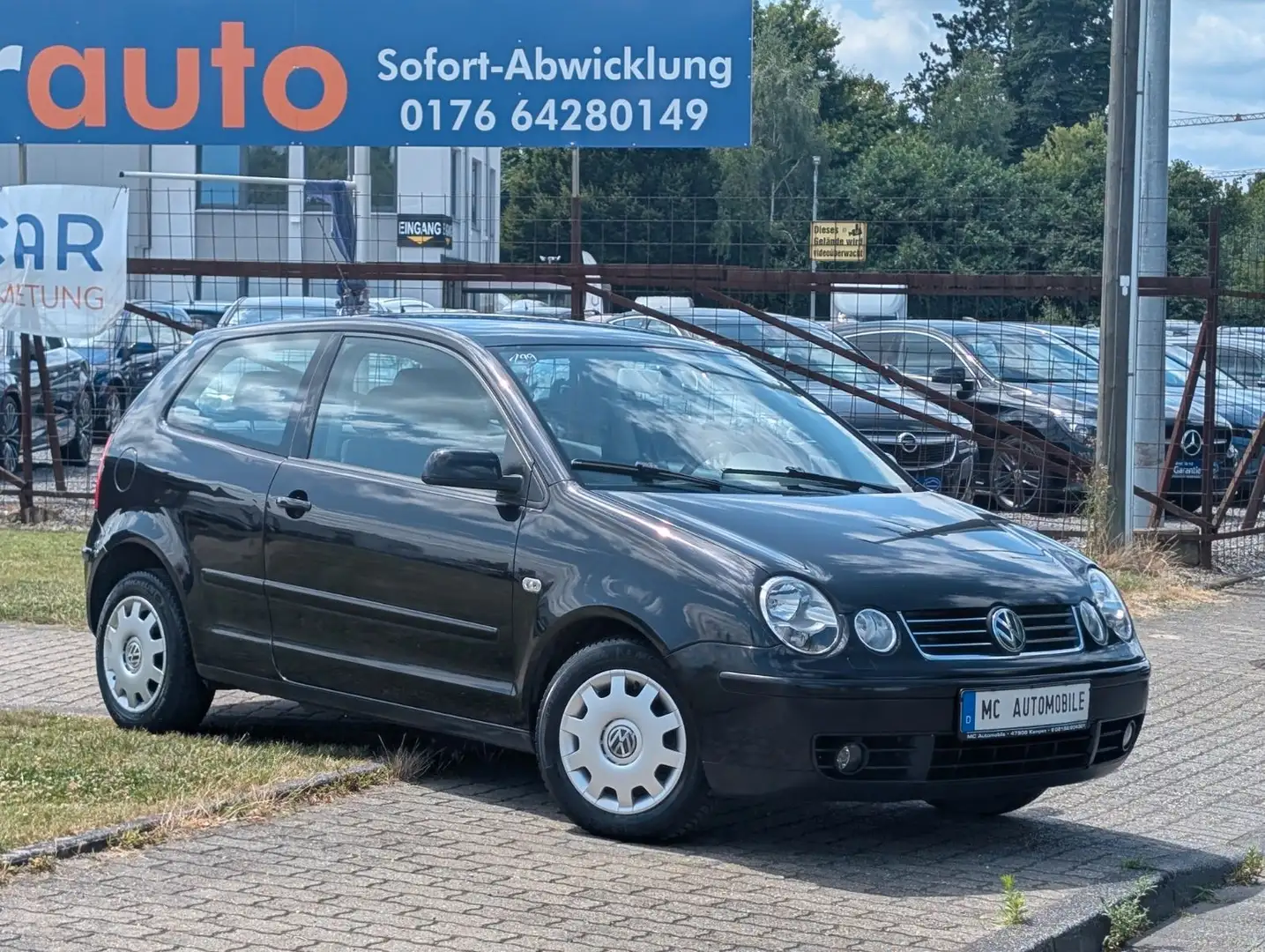 Volkswagen Polo IV Highline*KLIMA*ZV-FUNK*SERVO !! Nero - 2