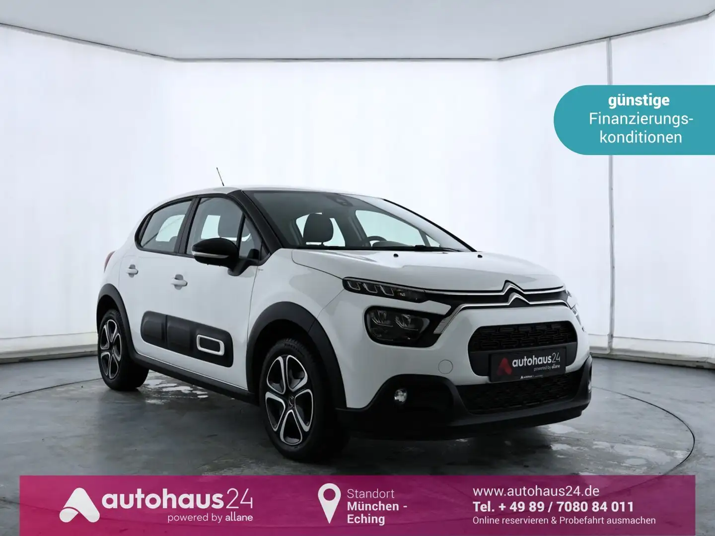 Citroen C3 1.2 Feel Pack ParkPilot|CarPlay|LED Weiß - 1