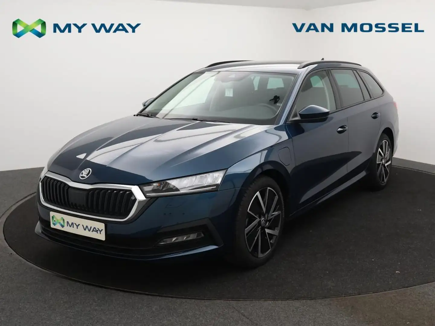 Skoda Octavia Octavia Combi PHEV 1.4TSI Ambition 204PK *AUTOMAAT Blauw - 1
