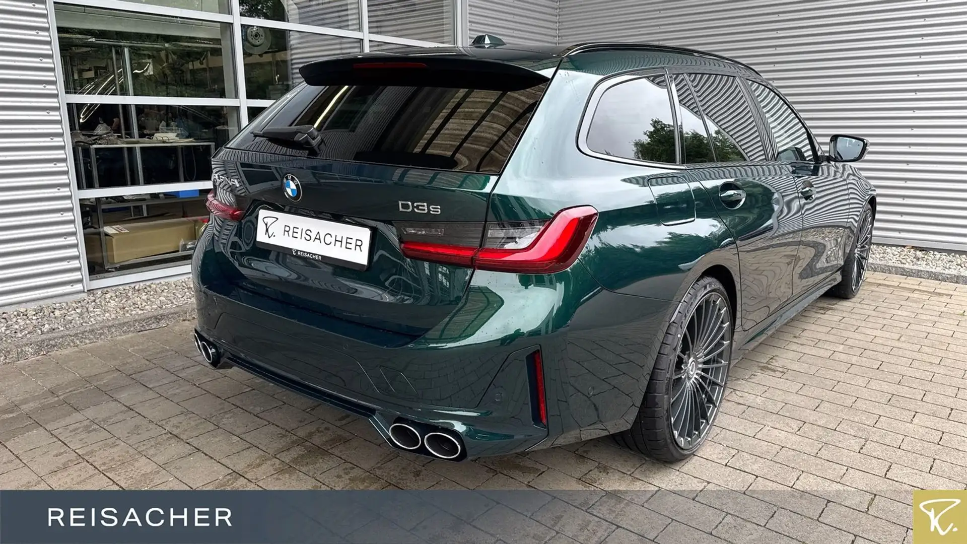 Alpina B3 D3 A S Tou Pano,AHK,el.Sitz+Mem,DAProf,Leder,Aut Grün - 2