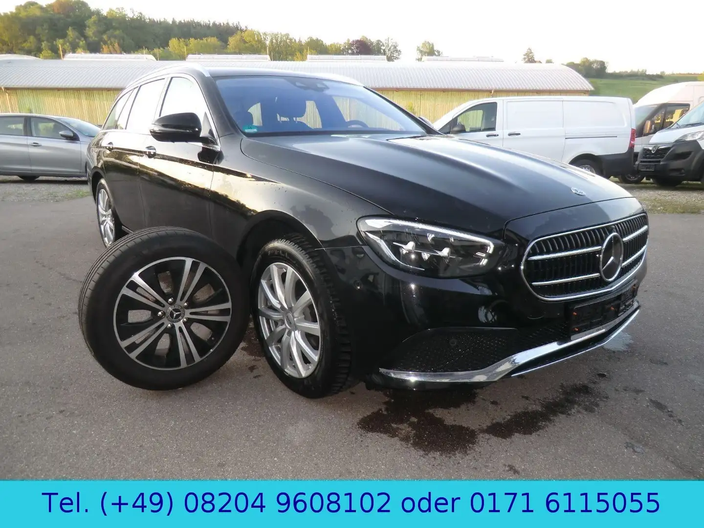 Mercedes-Benz E 220 T Park Paket/AHK schwenkbar/Sommer+Winter Noir - 1