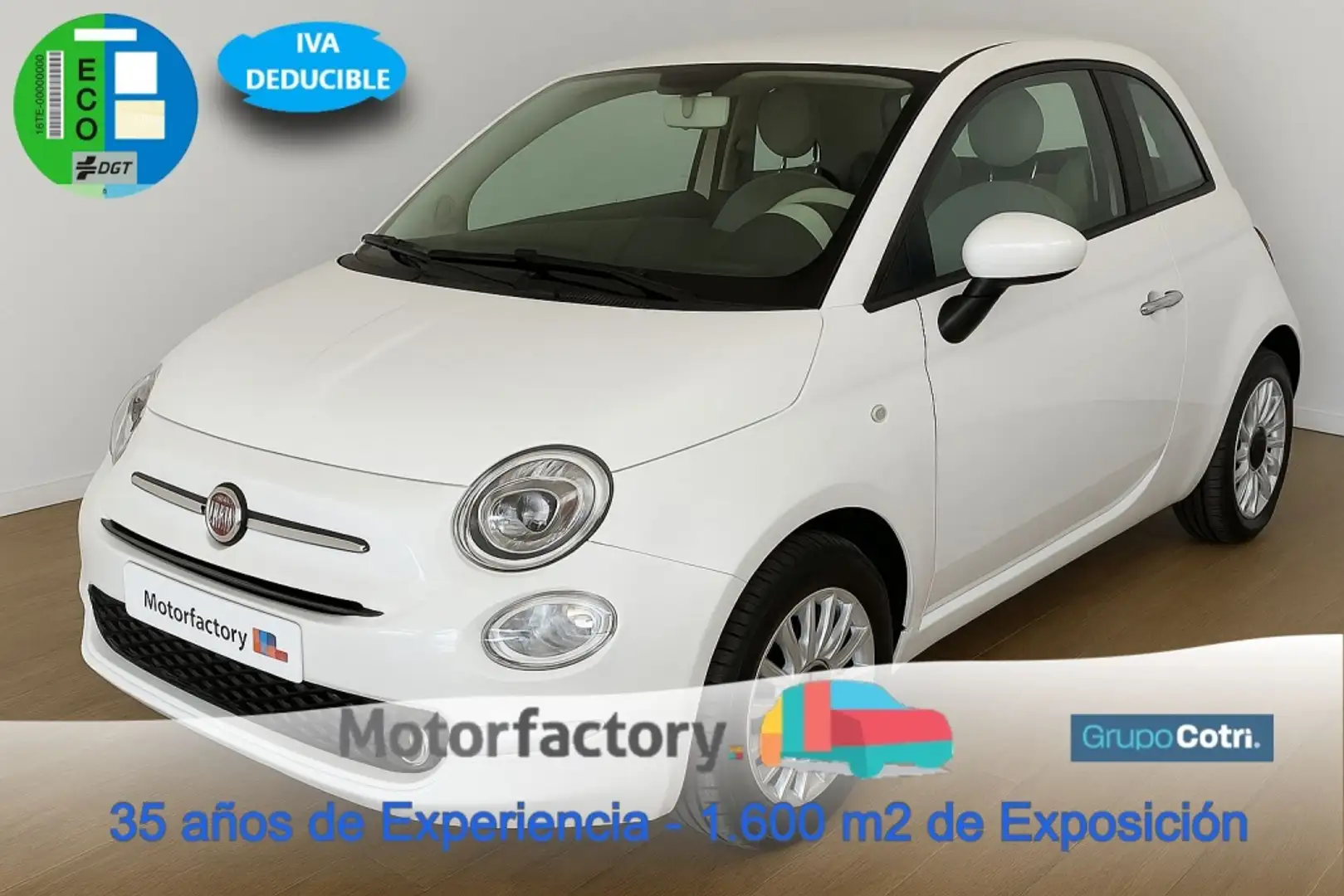 Fiat 500 1.0 Hybrid Monotrim 52kW Blanco - 1