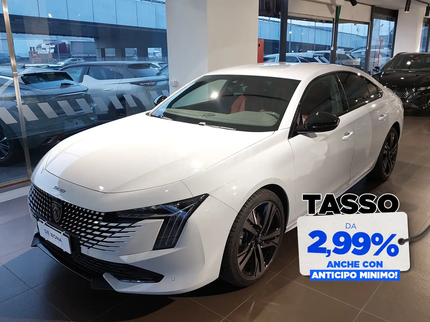 Peugeot 508 1.6 phev gt 225cv e-eat8 Білий - 1