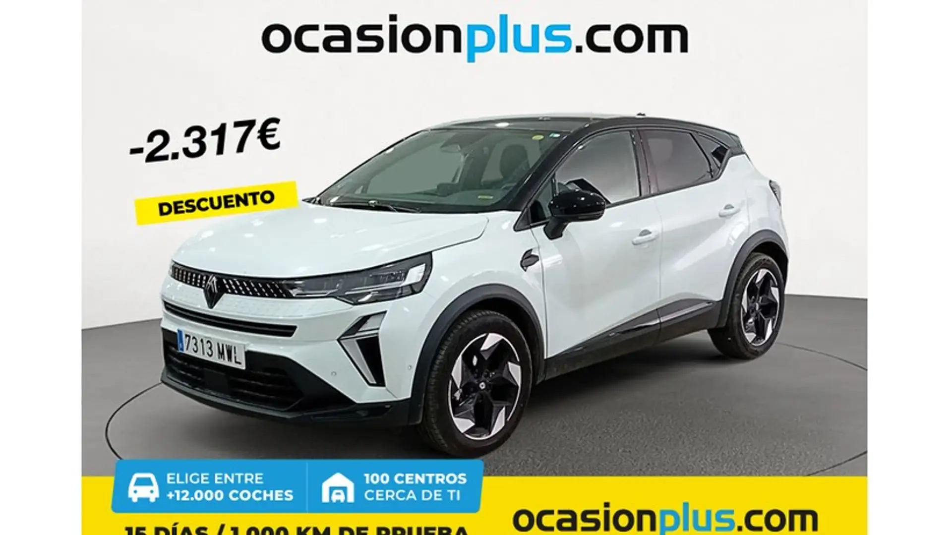 Renault Captur TCe GPF Micro Híbrido Techno 103kW Blanco - 1