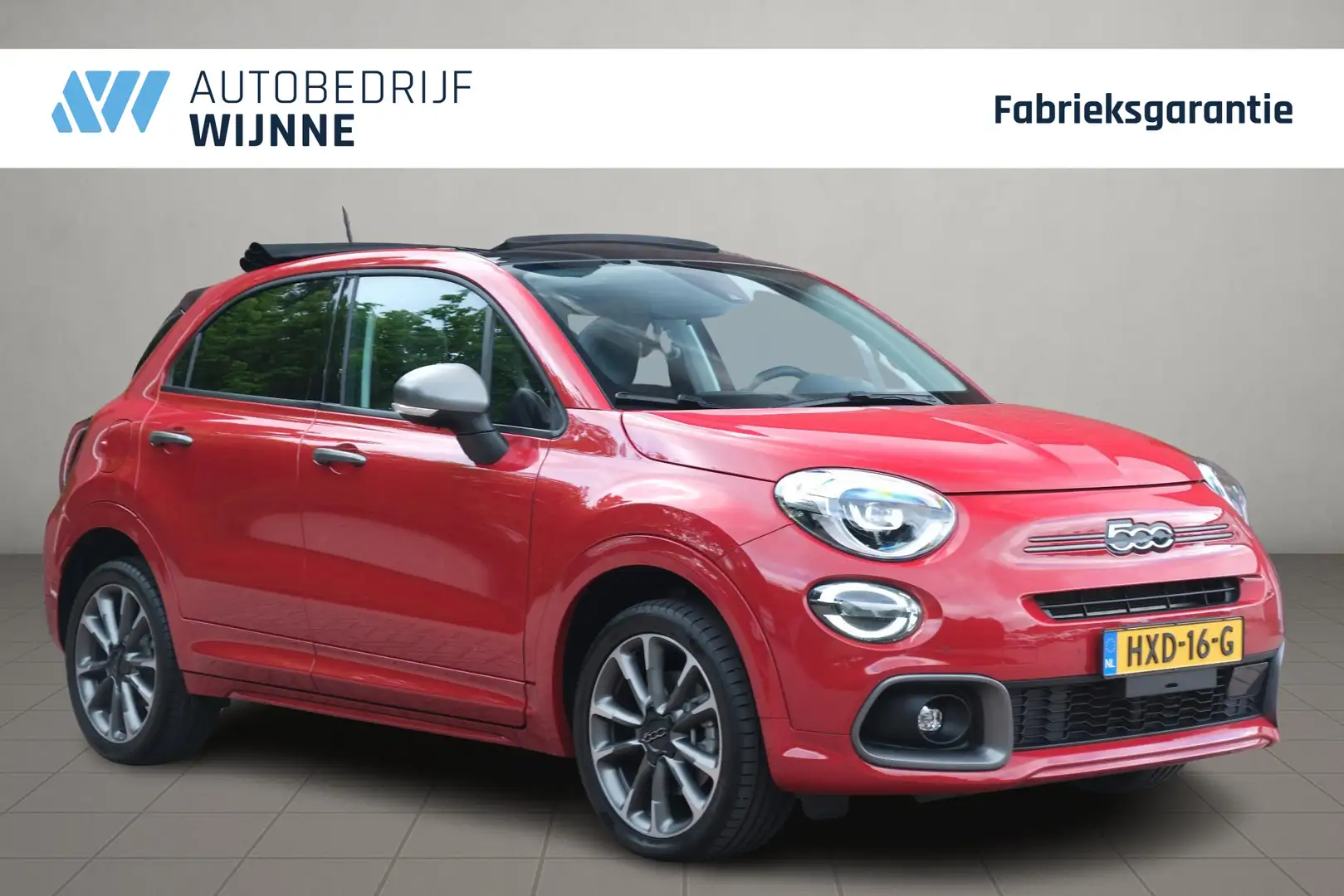 Fiat 500X 1.5 Hybrid 130pk DCT7 Sport Cabrio | Navi | App Co Rood - 1