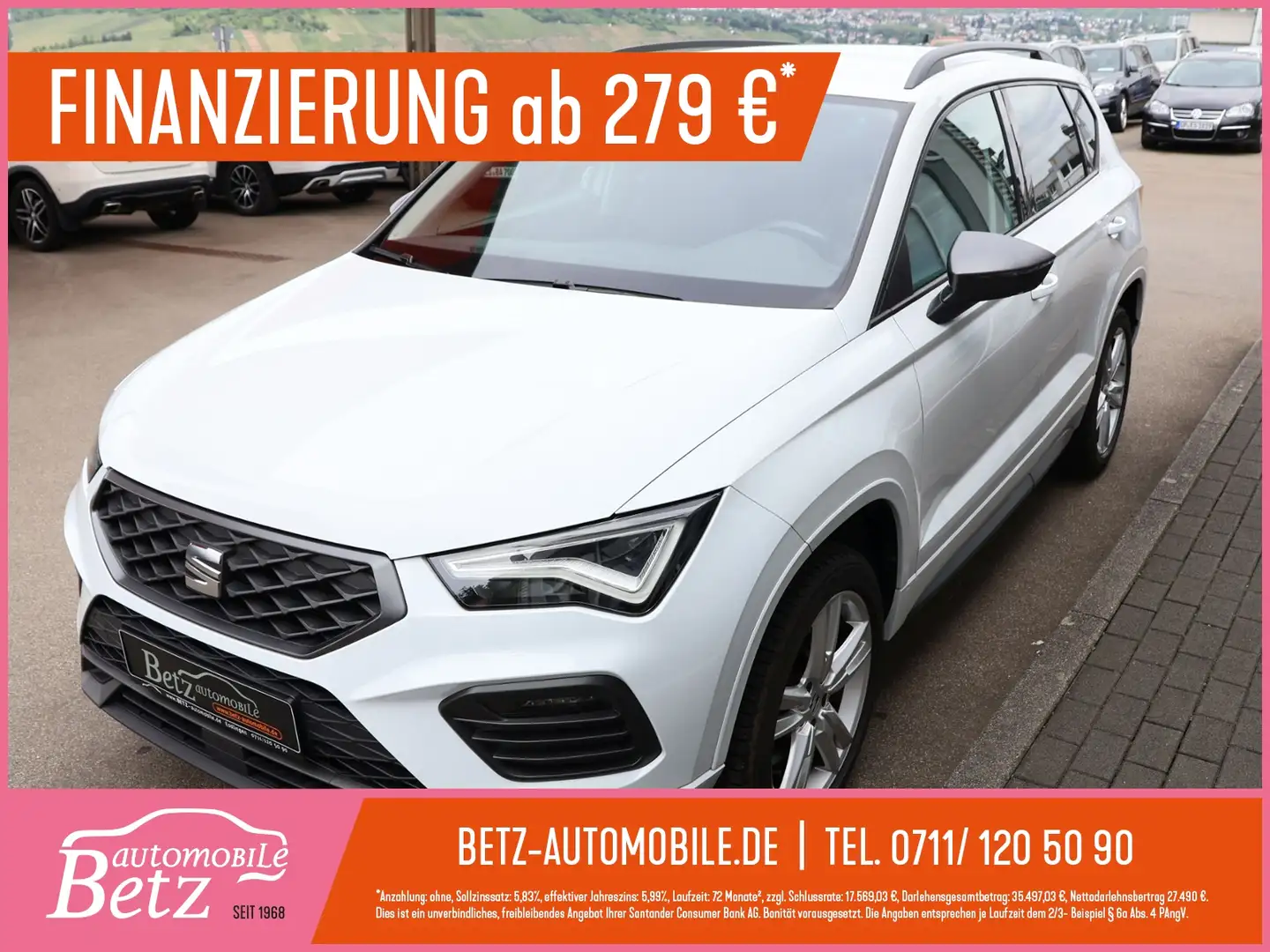 SEAT Ateca FR-Line RFK PDC SHZ AHK LED Blanc - 1
