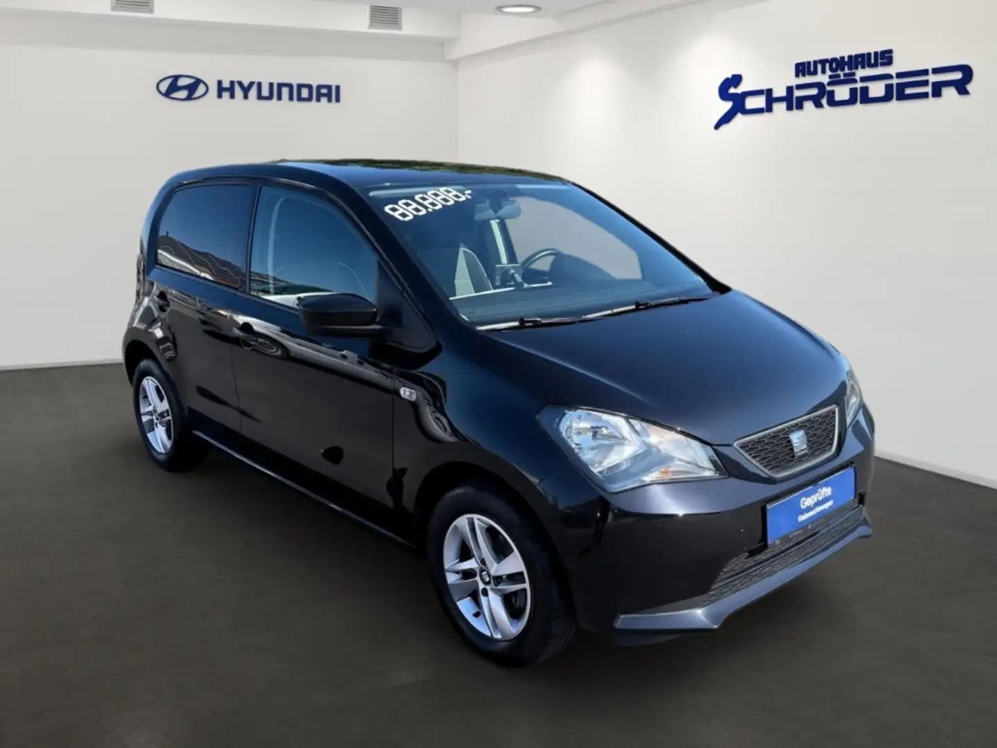 SEAT Mii 1.0 Chic Navigation Parksensoren Klima Sitzheizung Schwarz - 2
