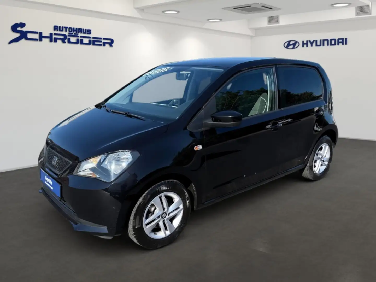 SEAT Mii 1.0 Chic Navigation Parksensoren Klima Sitzheizung Schwarz - 1