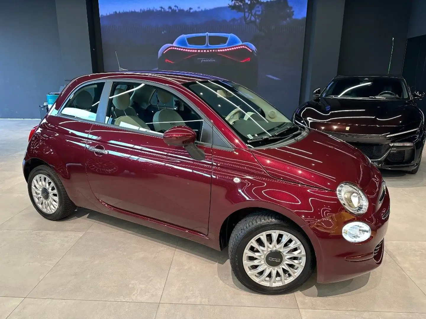 Fiat 500 1.0 Hybrid Lounge Gris - 1