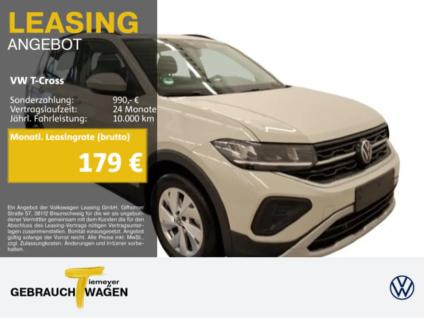 Volkswagen T-Cross 1.0 TSI LIFE 110PS NAVI KAMERA LED SITZH Grau - 1