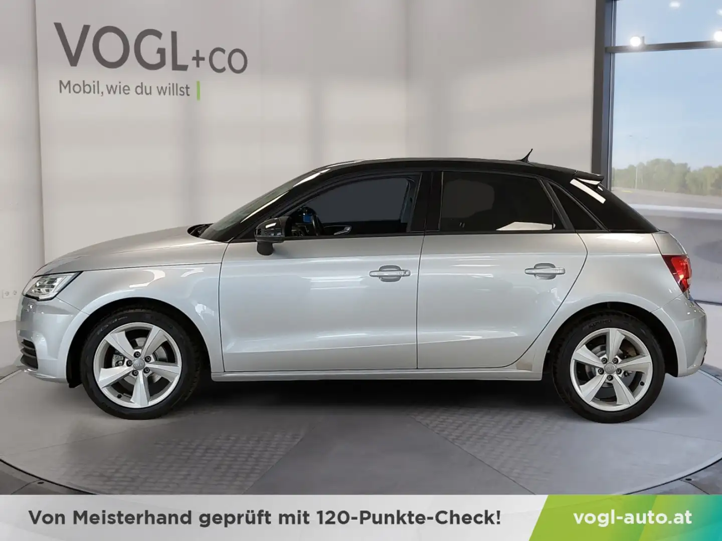 Audi A1 Sportback (8X) SB 1,0 TFSI intense S-tronic Grau - 2