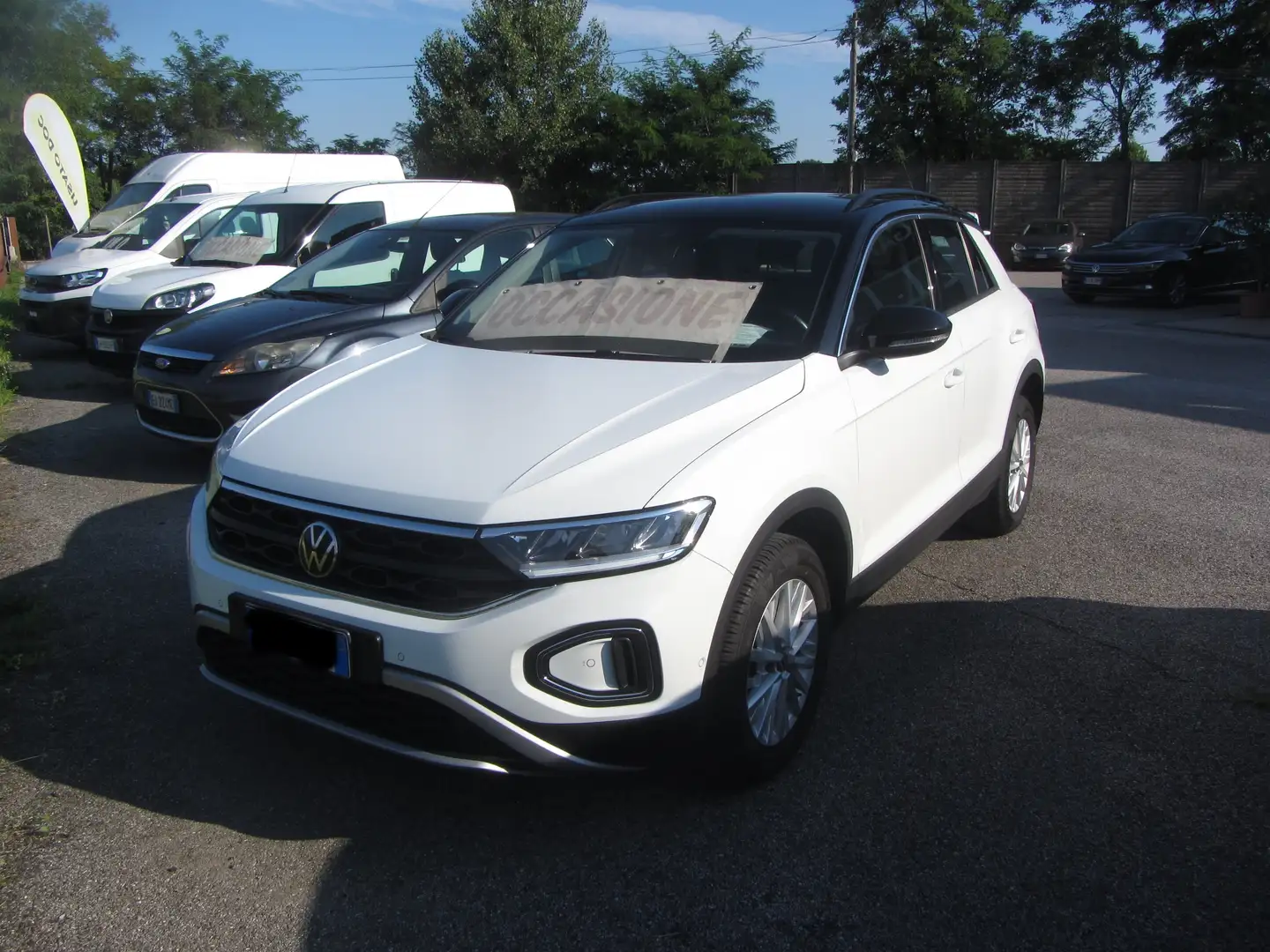 Volkswagen T-Roc T-Roc 2022 1.0 tsi Style 110cv Bi color Blanc - 1