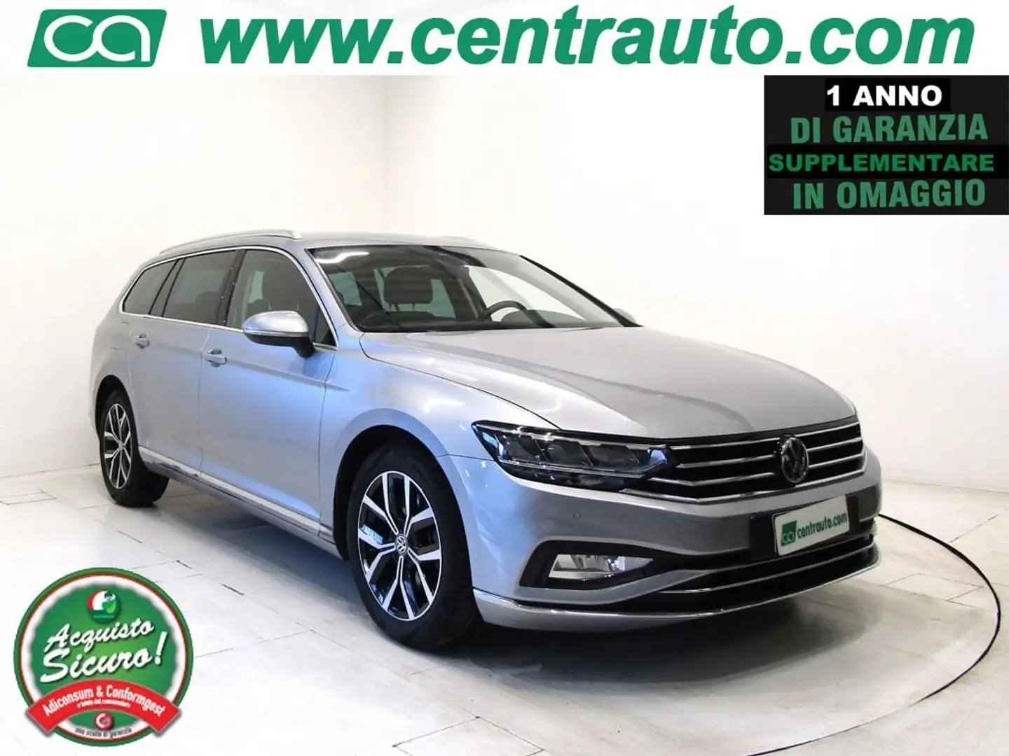 Volkswagen Passat Variant 2.0 TDI DSG Executive 110CV Argent - 1