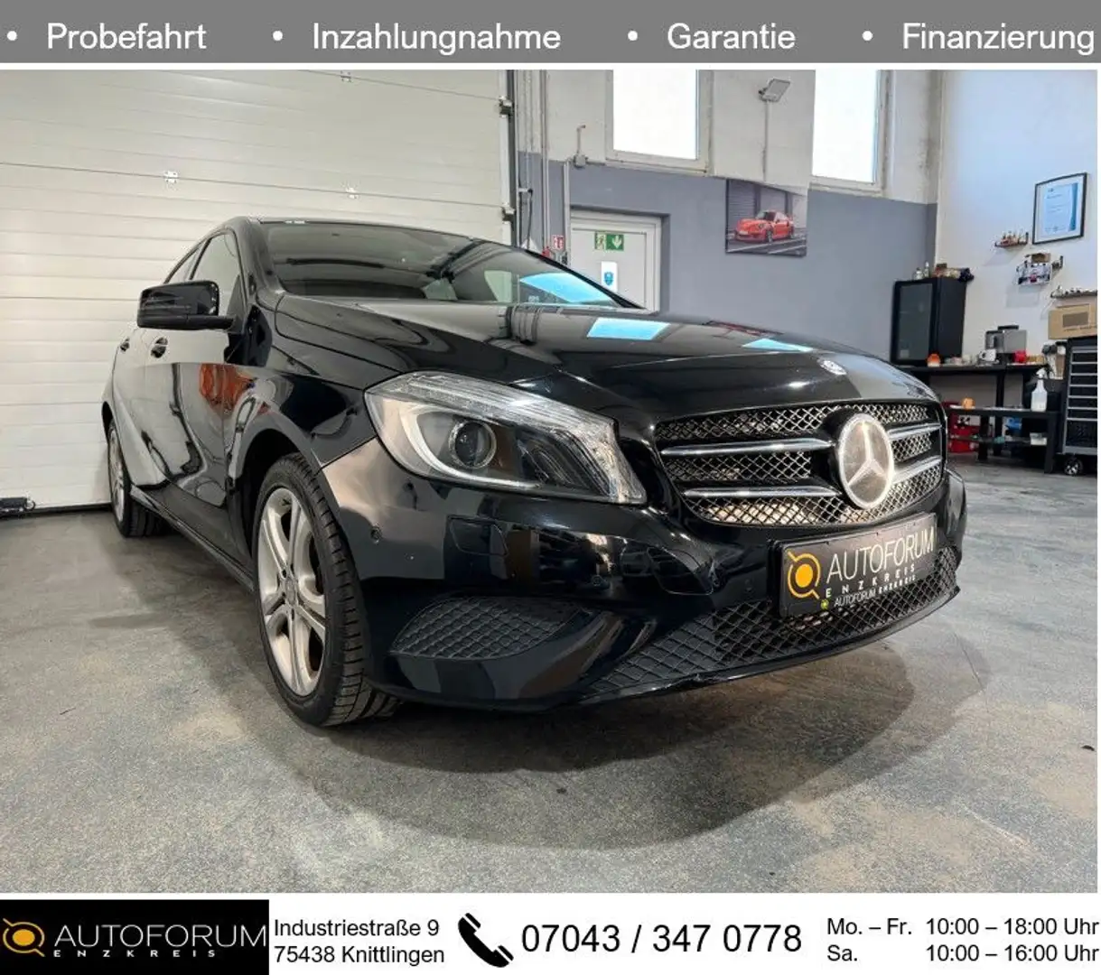 Mercedes-Benz A 220 Automatik PANO*4MATIC*SHZ*2ZKL*XENON* Noir - 1