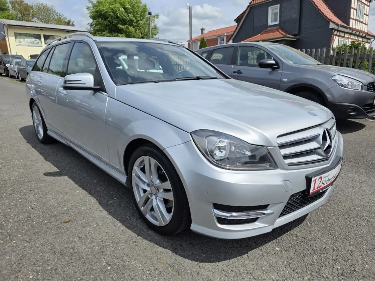 Mercedes-Benz C 200 T-Modell C 200 AMG-Line Automatik Navi Tempo Silber - 2