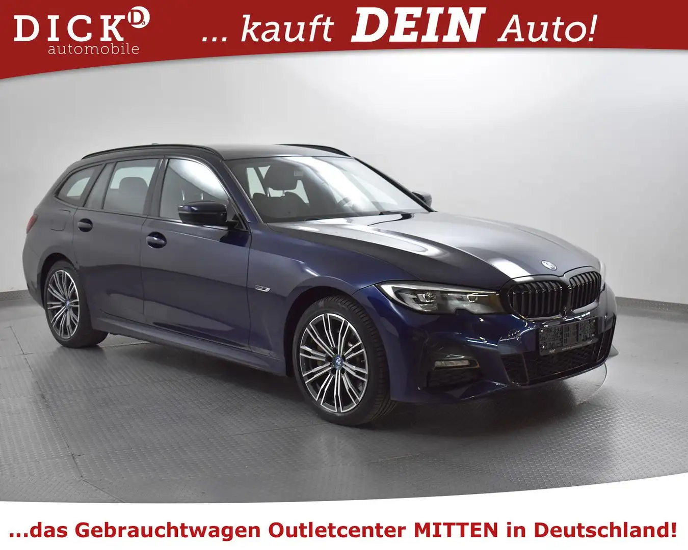 BMW 330 e Sport Aut M PAKET+SHADO+VIRTU+PROF+LED+AHK+ Blau - 1