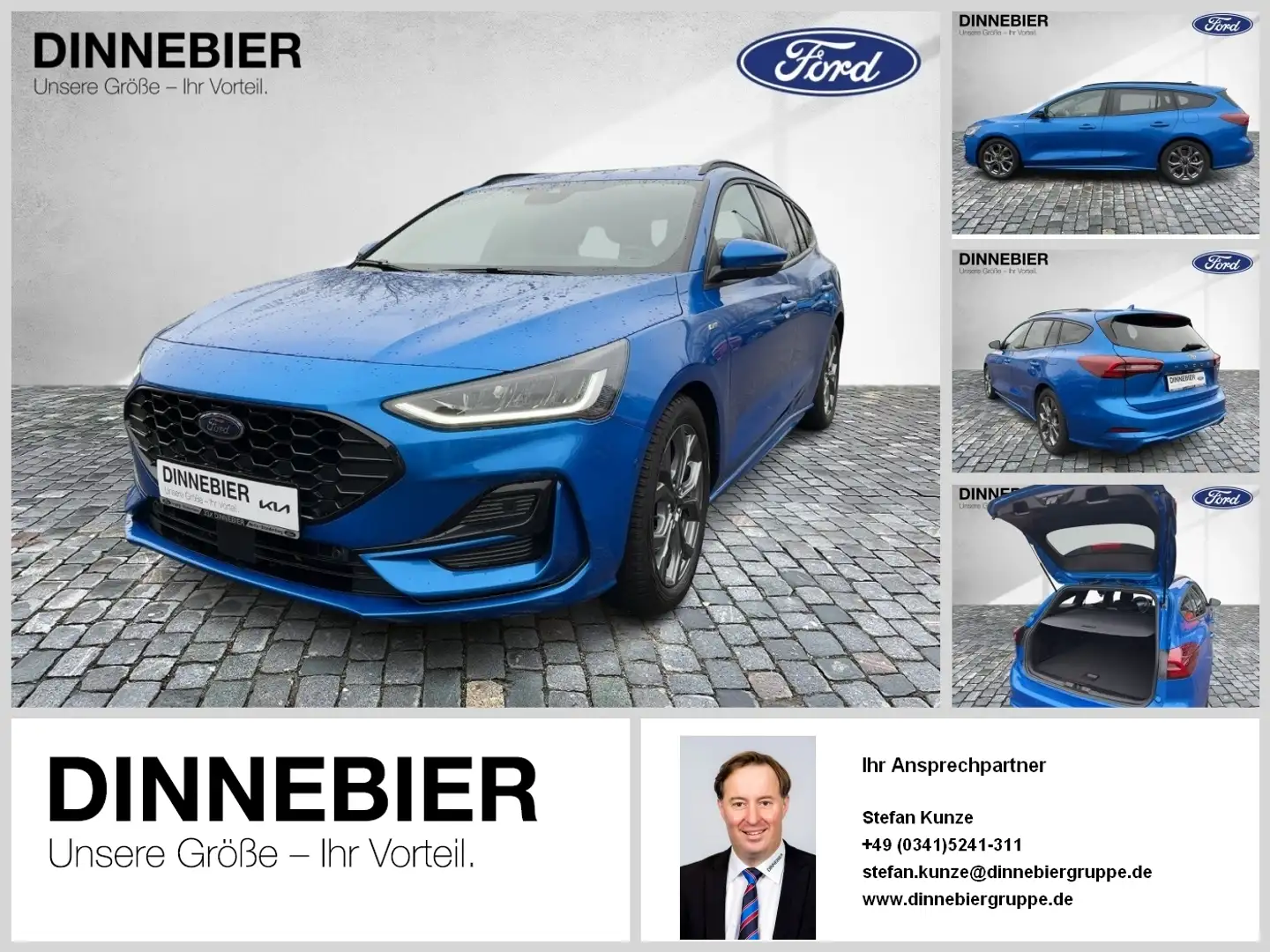 Ford Focus ST-Line X LED+AHK+Kamera+Winterpaket Bleu - 1