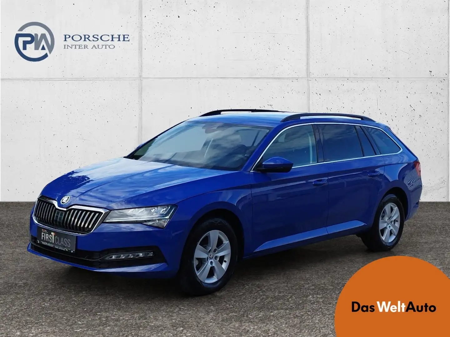Skoda Superb Ambition TDI DSG Blau - 1