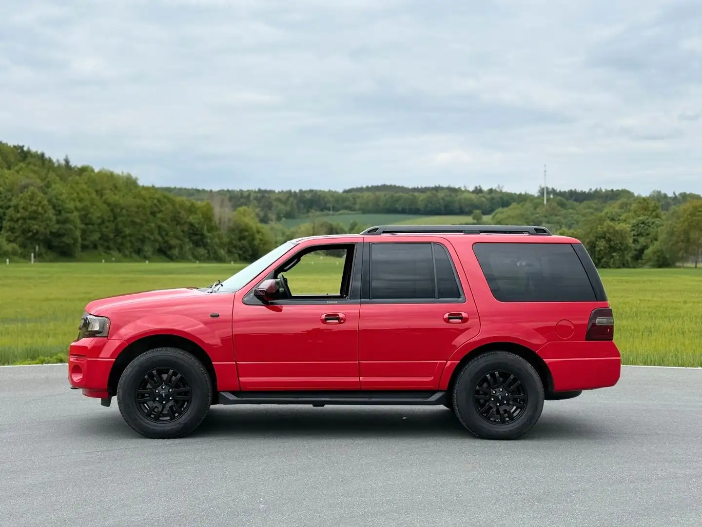 Ford Expedition 7 Sitze LPG Leder Rot - 2