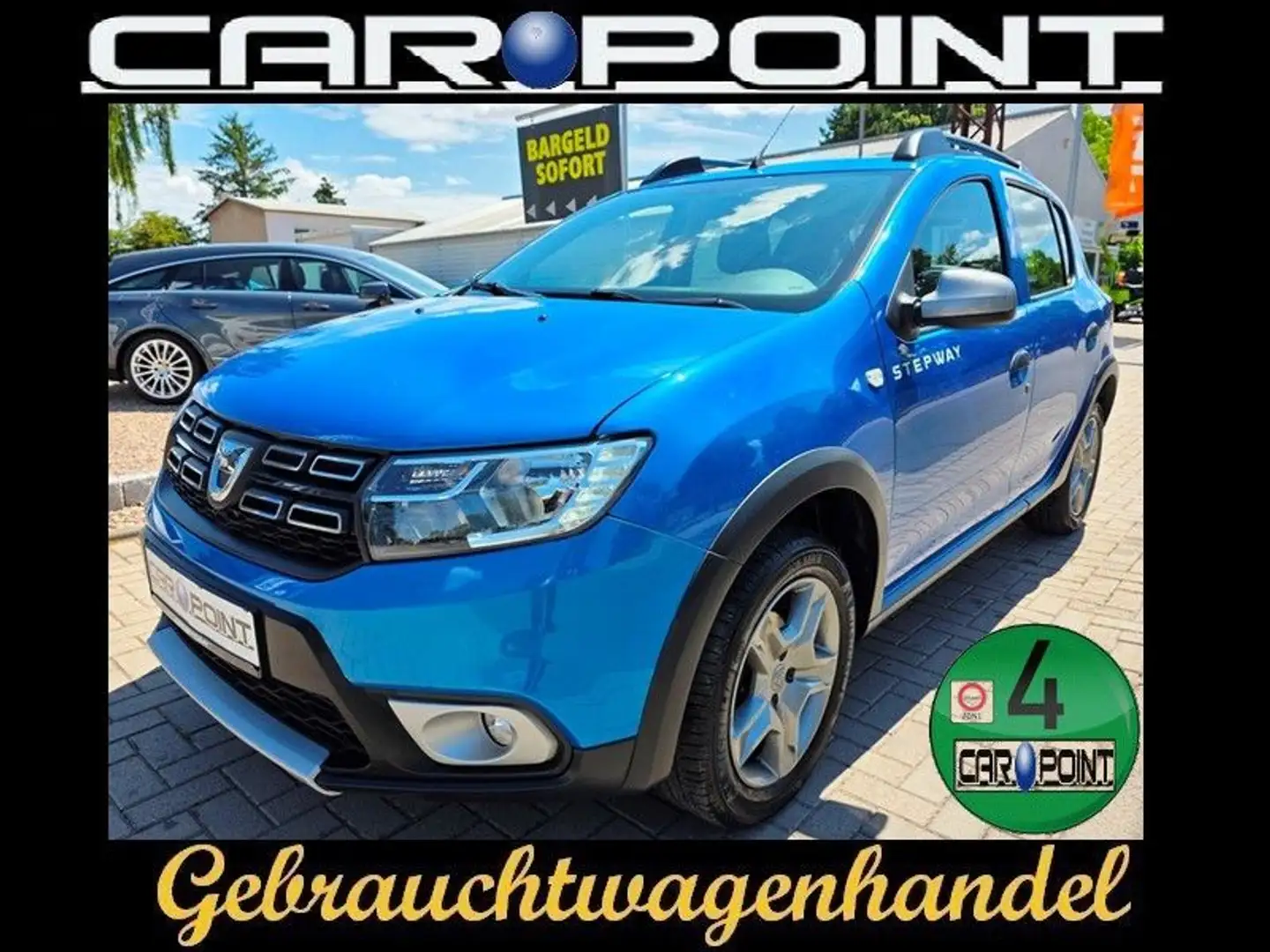 Dacia Sandero II Stepway Anniversary, Klimaautom., PDC Bleu - 1
