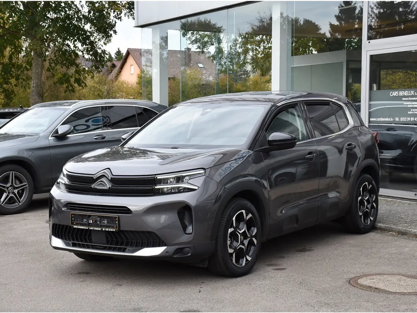 Citroen C5 Aircross 1.2 PureTech 130 Shine CUIR ACC SIDE CAM 1° MAIN Gris - 2