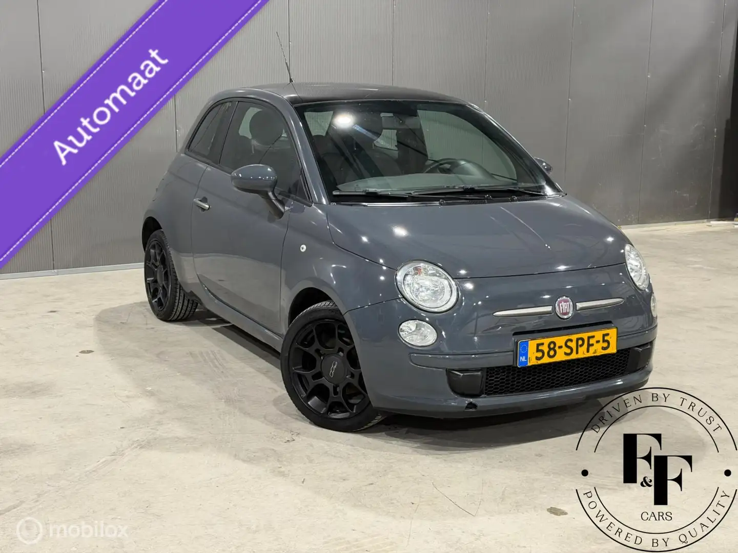 Fiat 500 0.9 TwinAir Lounge | Automaat | Lederen | Pano Grau - 1